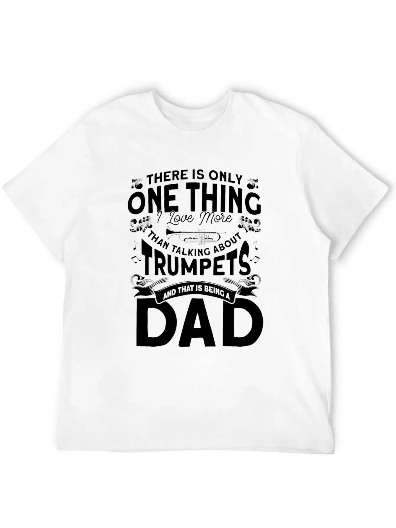 Trumpet Player Marching Band Trumpet Gift Basic Graphic T-Shirt – Daily Comfort In Soft Cotton