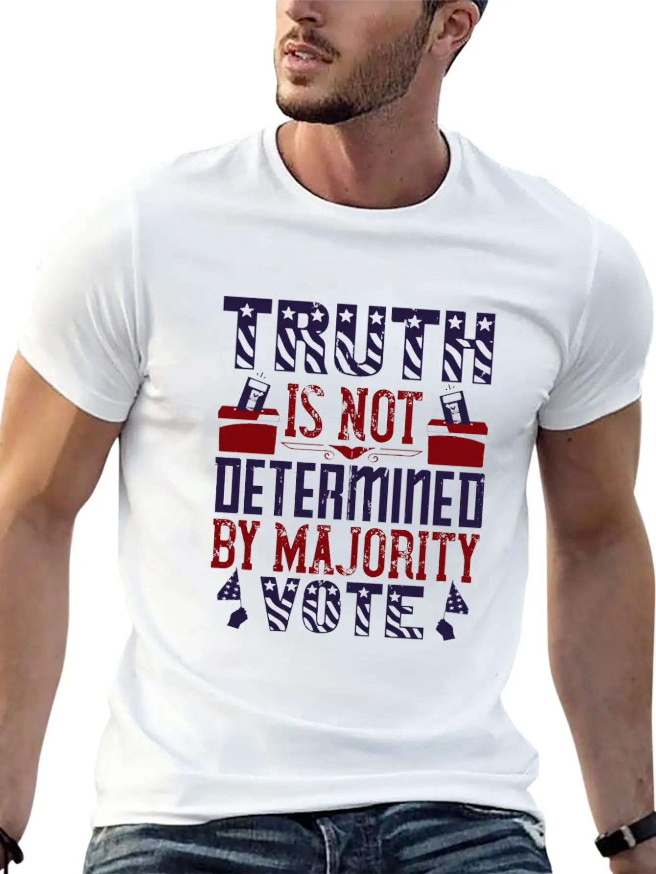 Truth Is Not Determined By Majority Vote Stylish Everyday T-Shirt – Unisex Basic Cotton Tee
