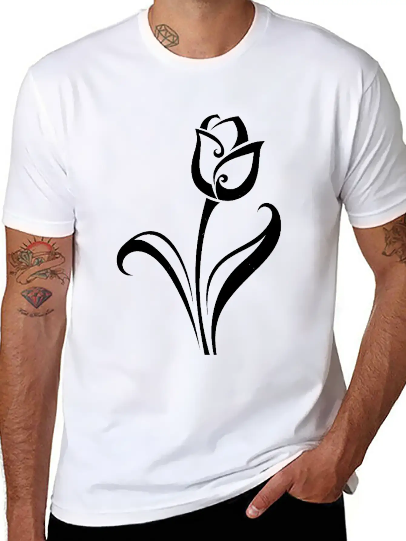 Tulip Stylish Everyday T-Shirt – Unisex Basic Cotton Tee