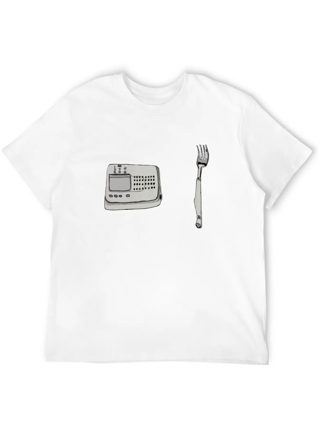 Tuner & Fork Stylish Everyday T-Shirt – Unisex Basic Cotton Tee