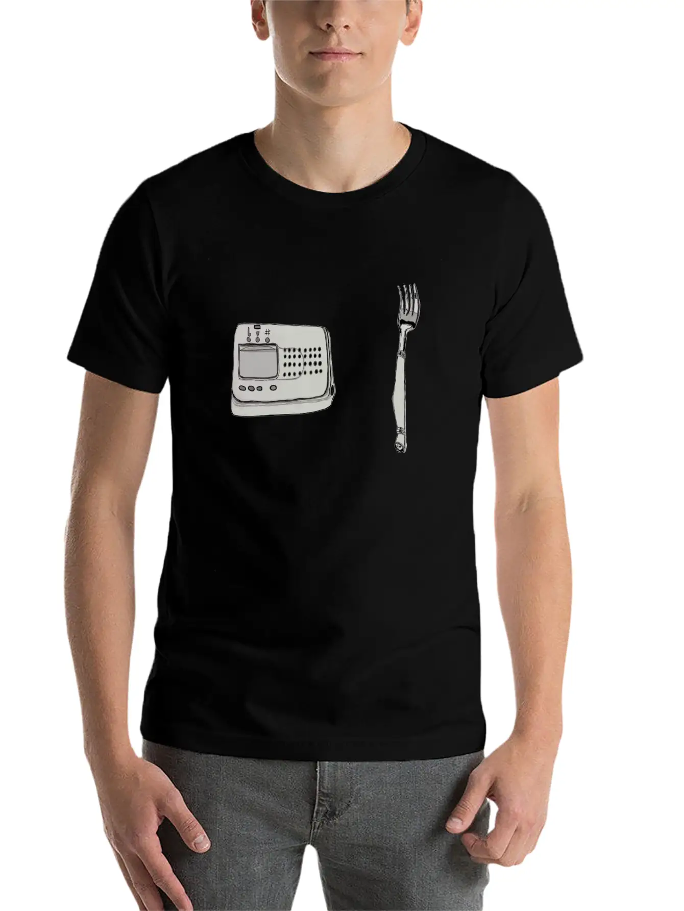 Tuner & Fork Stylish Everyday T-Shirt – Unisex Basic Cotton Tee