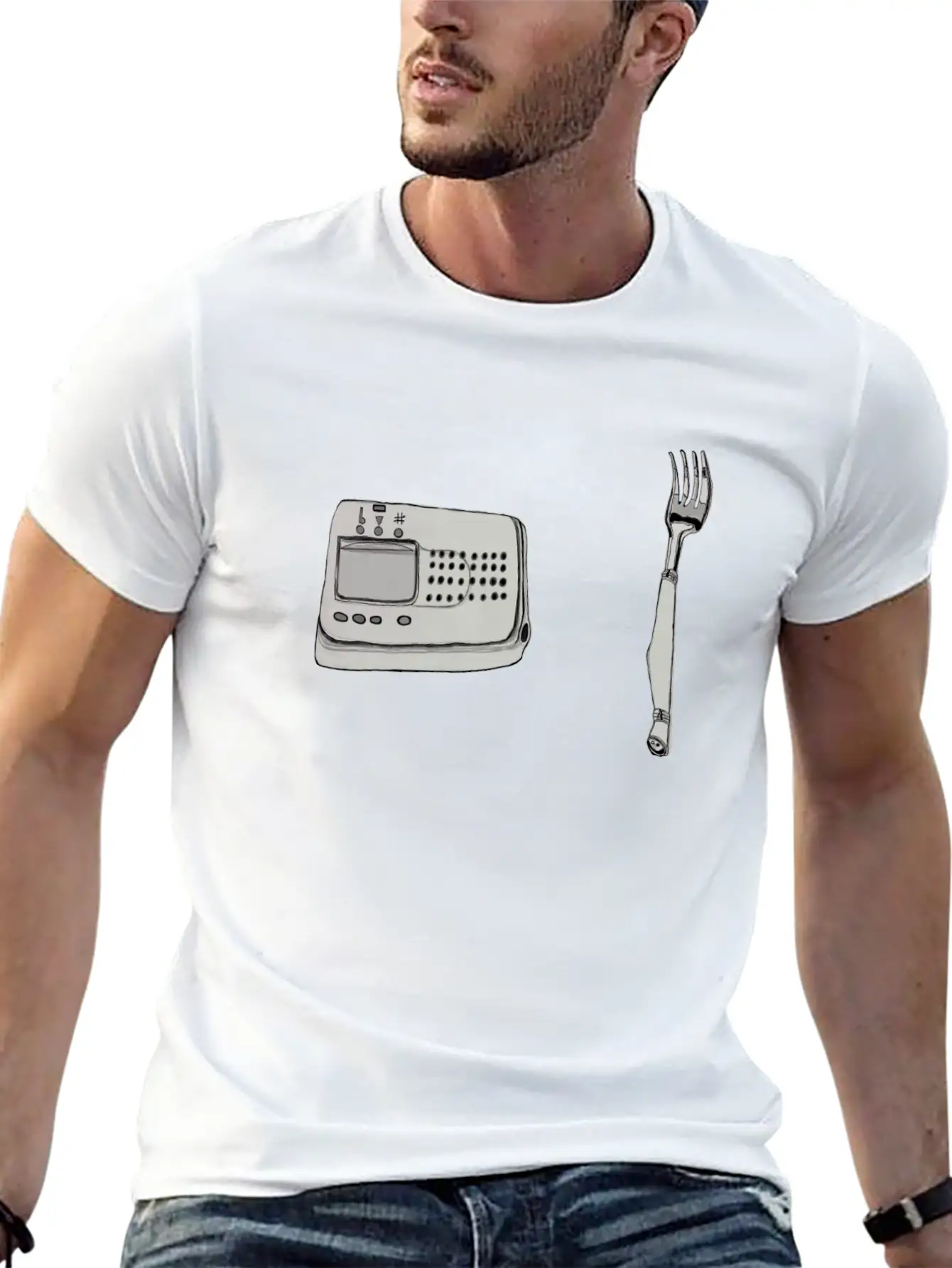 Tuner & Fork Stylish Everyday T-Shirt – Unisex Basic Cotton Tee