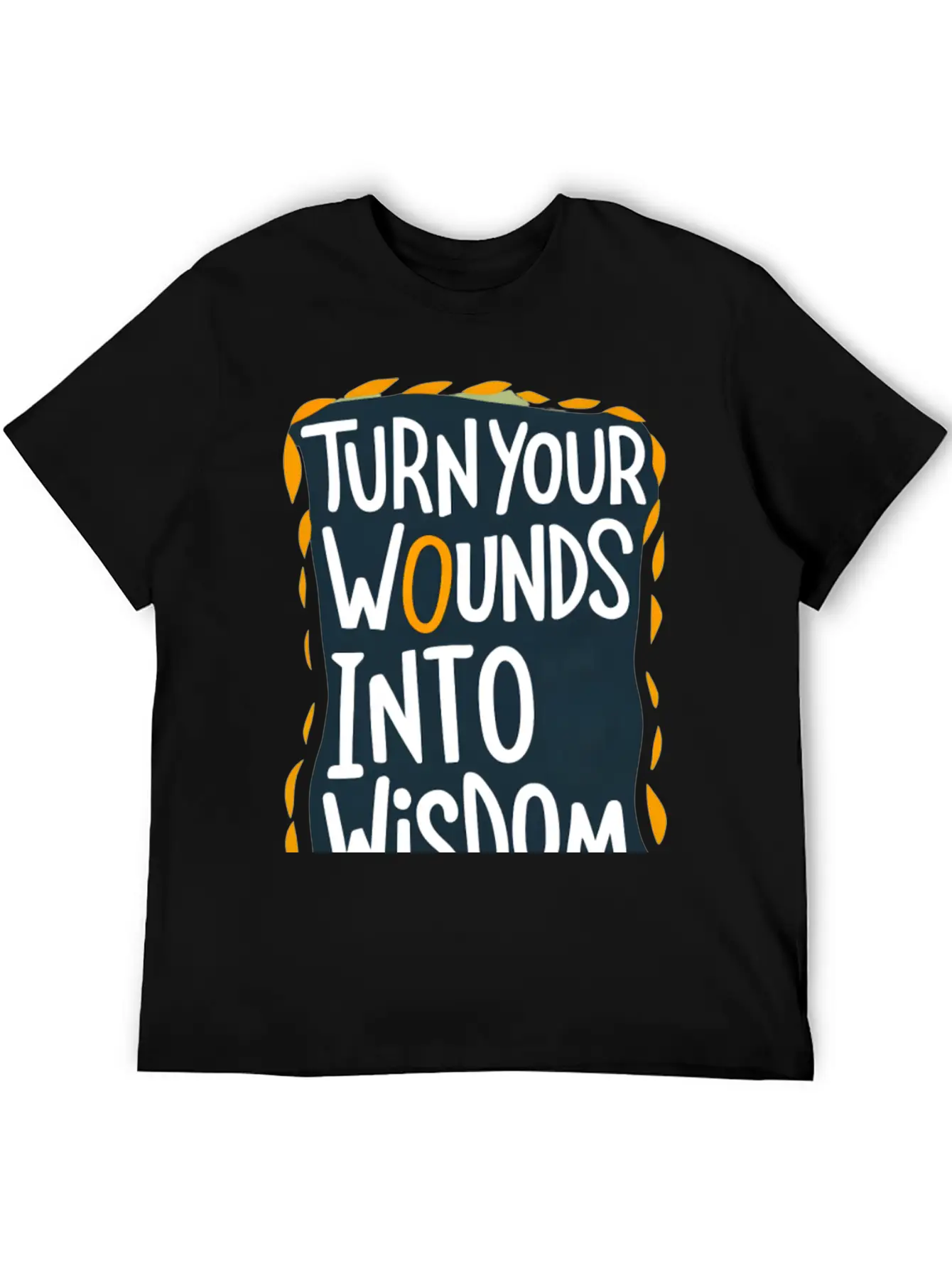 Turn Your Wounds Into Wisdom Basic Graphic T-Shirt – Daily Comfort In Soft Cotton