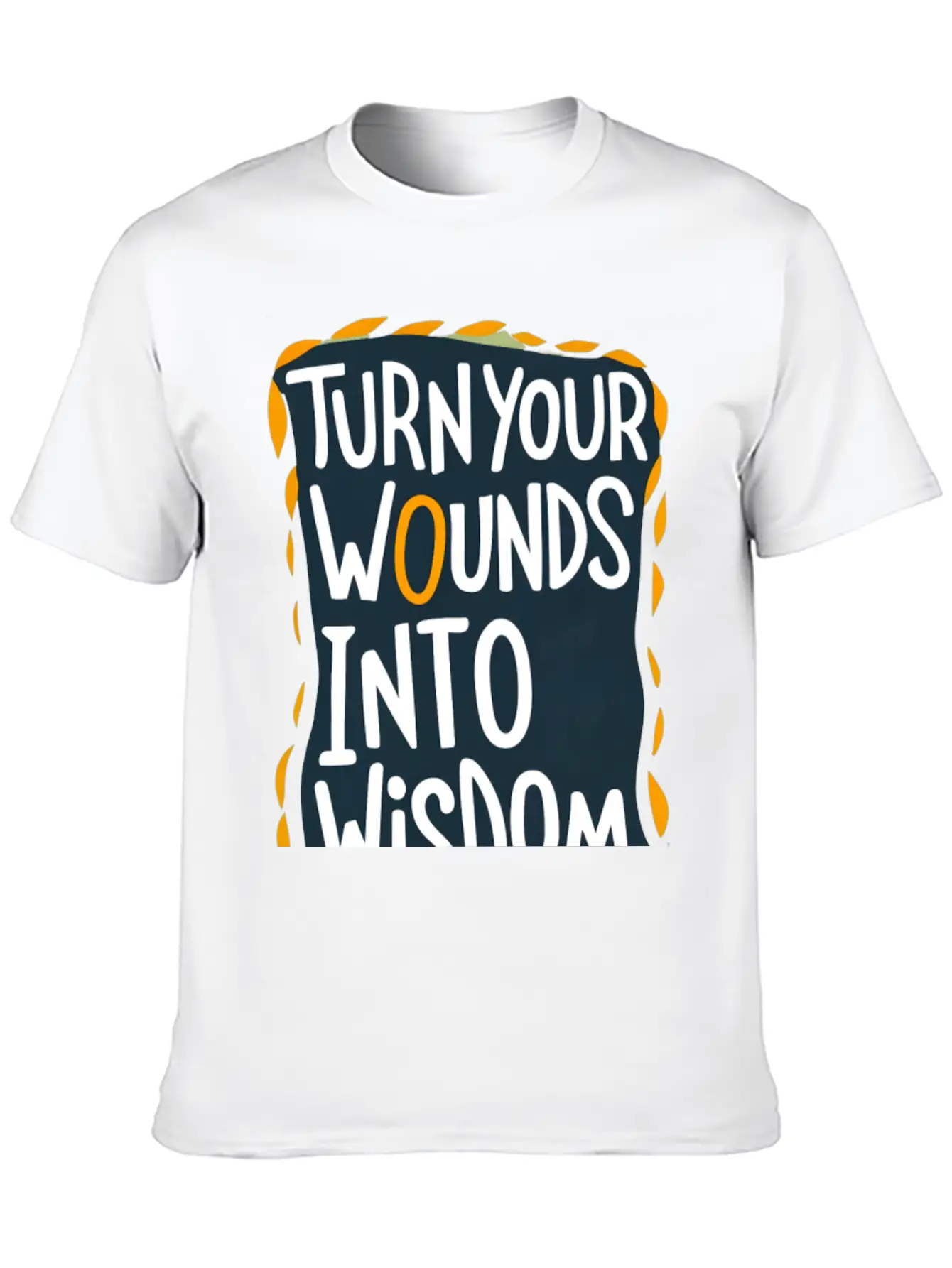 Turn Your Wounds Into Wisdom Basic Graphic T-Shirt – Daily Comfort In Soft Cotton
