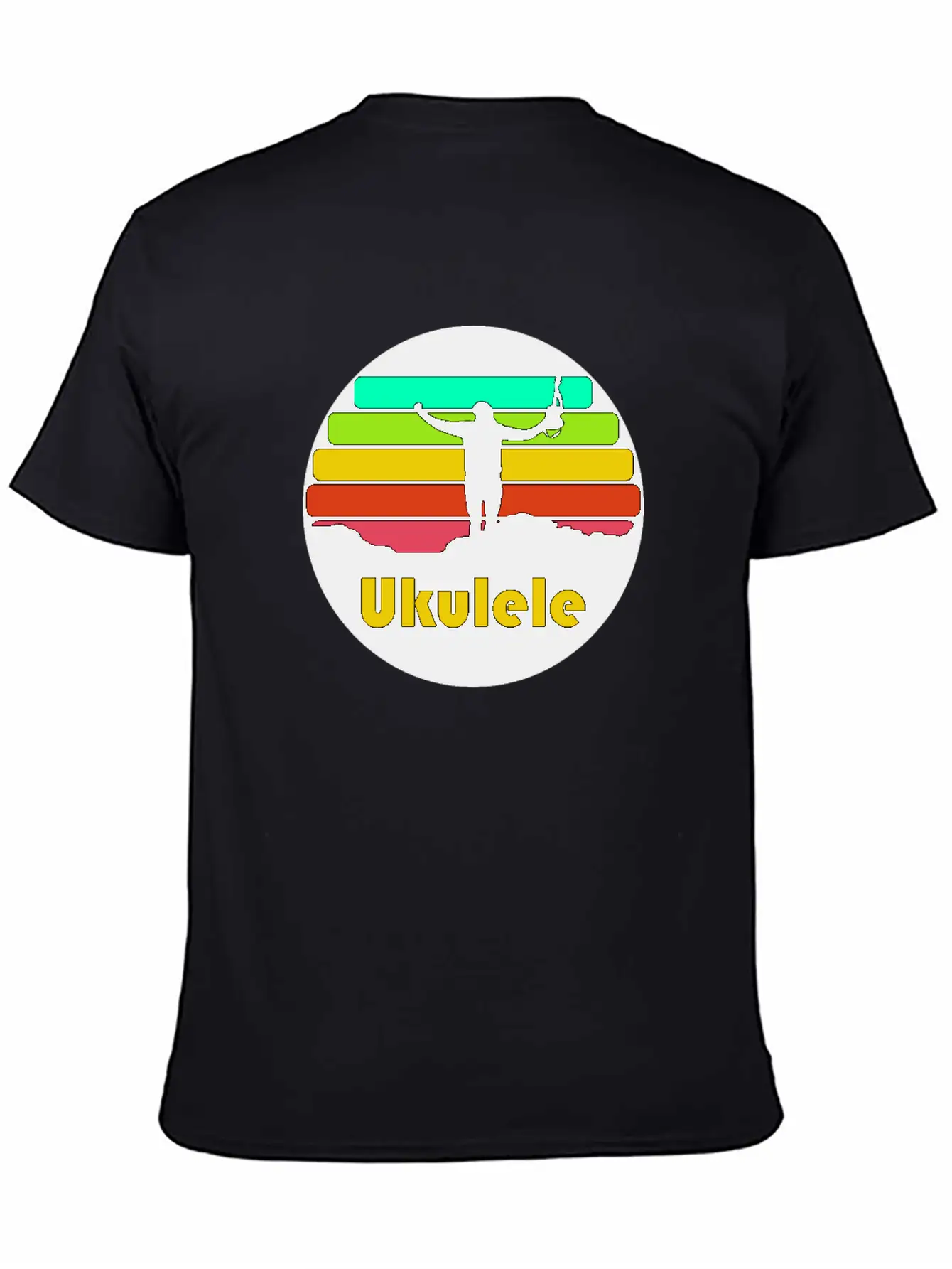 Ukulele Mountains Unisex Casual T-Shirt – Clean Design For Daily Comfort