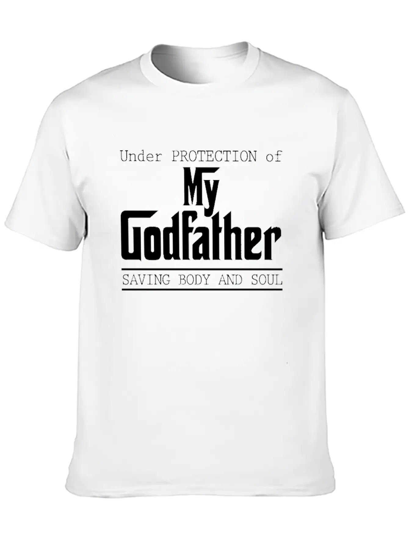 Under Protection Of Godfather Stylish Everyday T-Shirt – Unisex Basic Cotton Tee