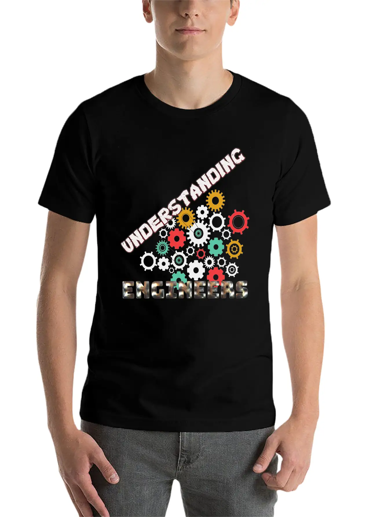 Understanding Engineers 01 Lightweight Cotton T-Shirt – Daily Comfort Graphic Shirt