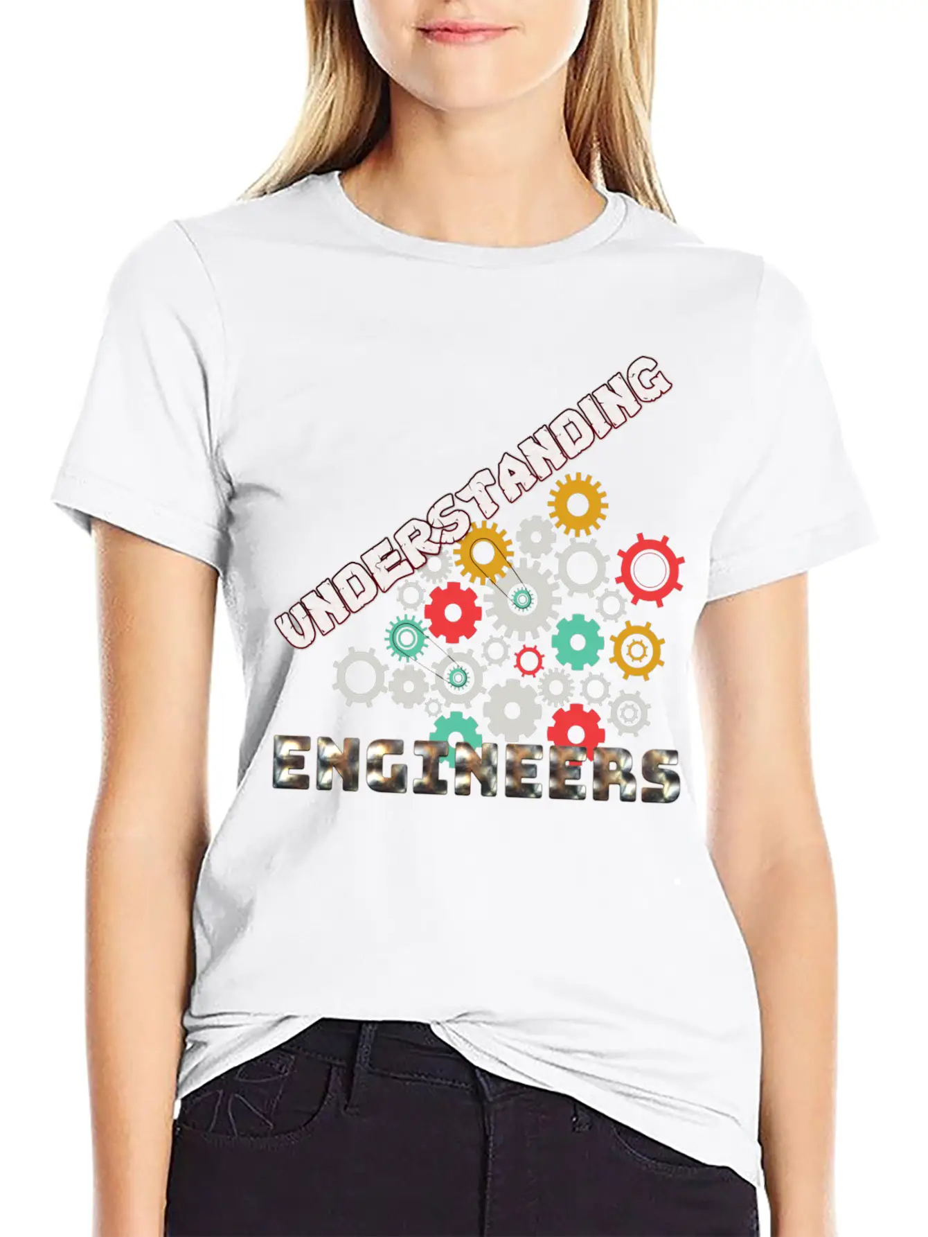 Understanding Engineers 01 Lightweight Cotton T-Shirt – Daily Comfort Graphic Shirt