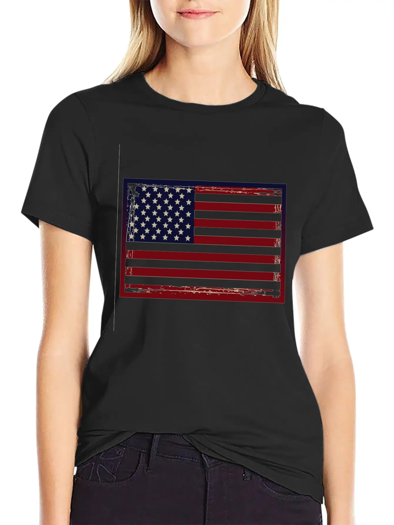 USA Flag Breathable Graphic T-Shirt – Perfect For Casual Days