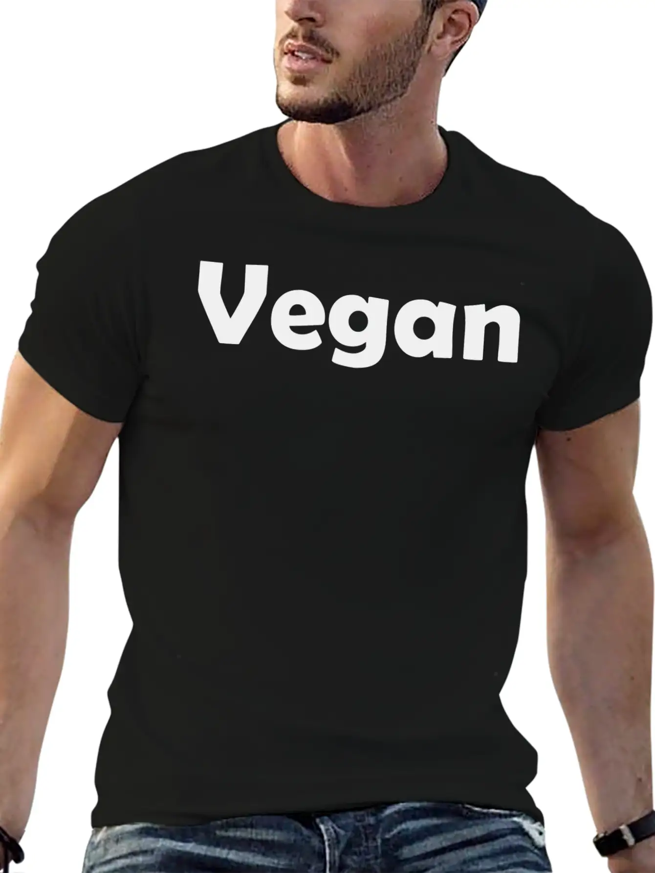 Vegan Basic Graphic T-Shirt – Daily Comfort In Soft Cotton