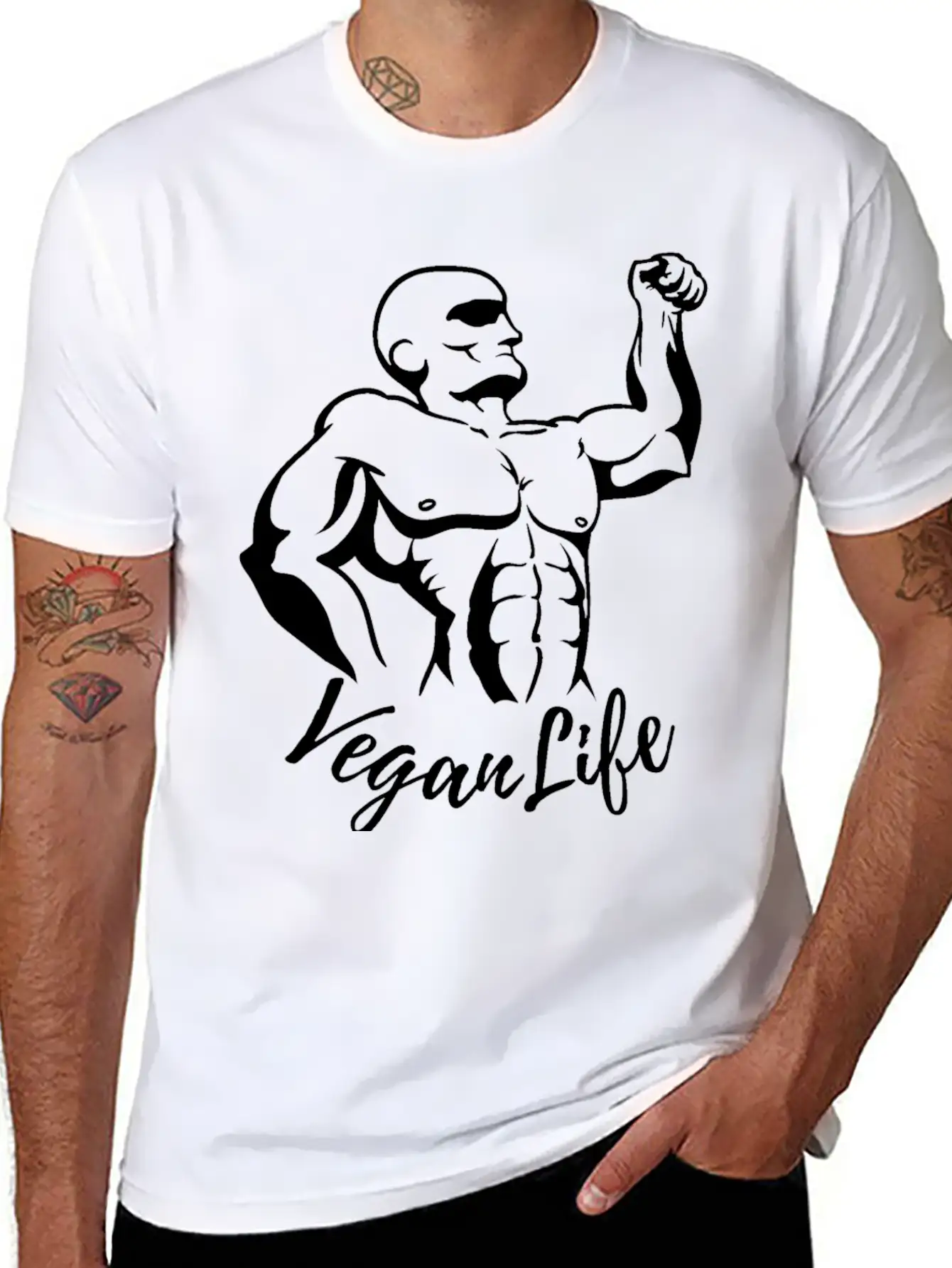 Vegan Life-Vegan For Life-Veganism-Vegans-Vegan Classic Cotton Tee – Unisex Comfort For Any Season