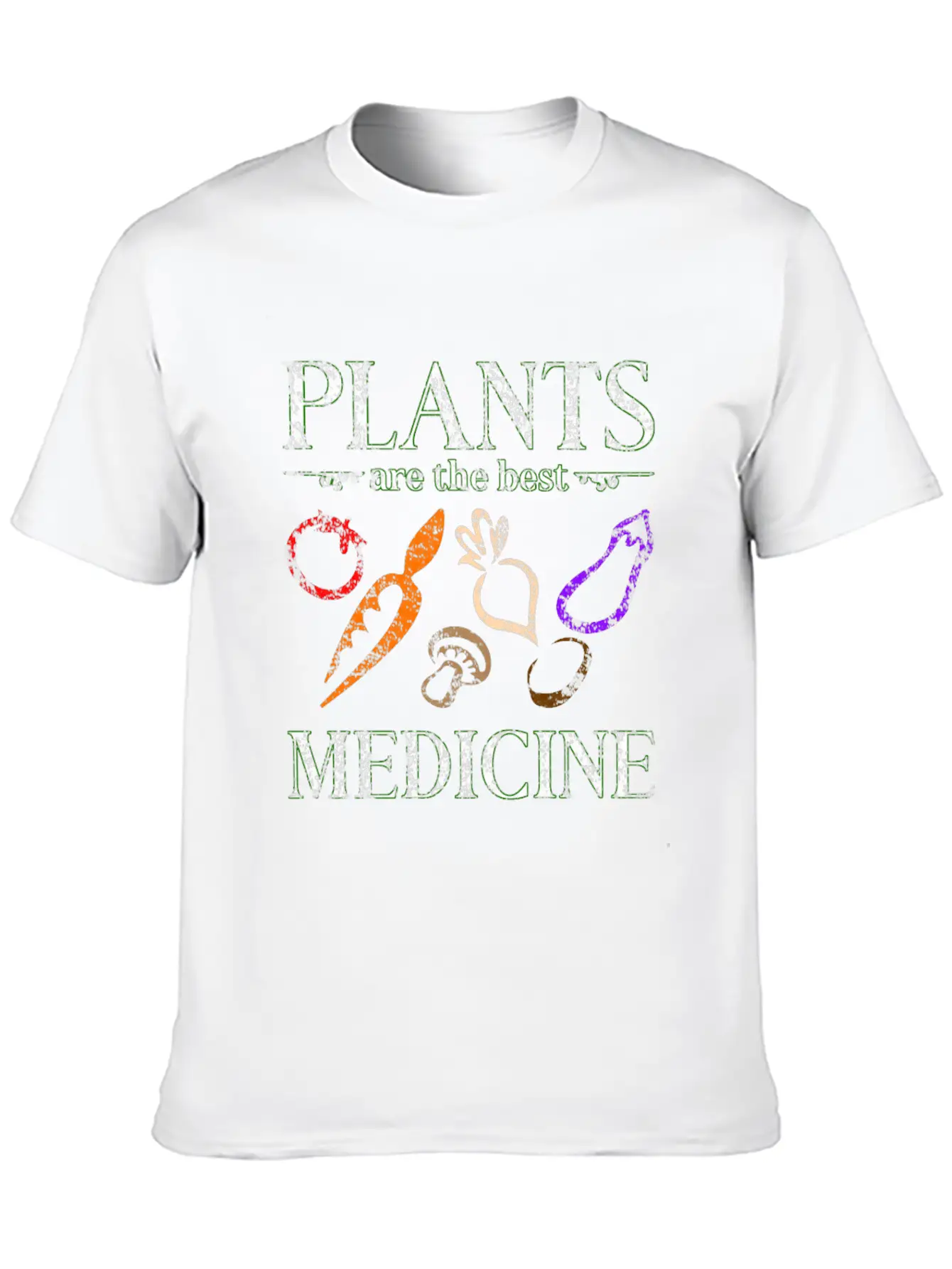Vegan Medicine Casual Graphic T-Shirt – Simple And Comfortable Daily Wear
