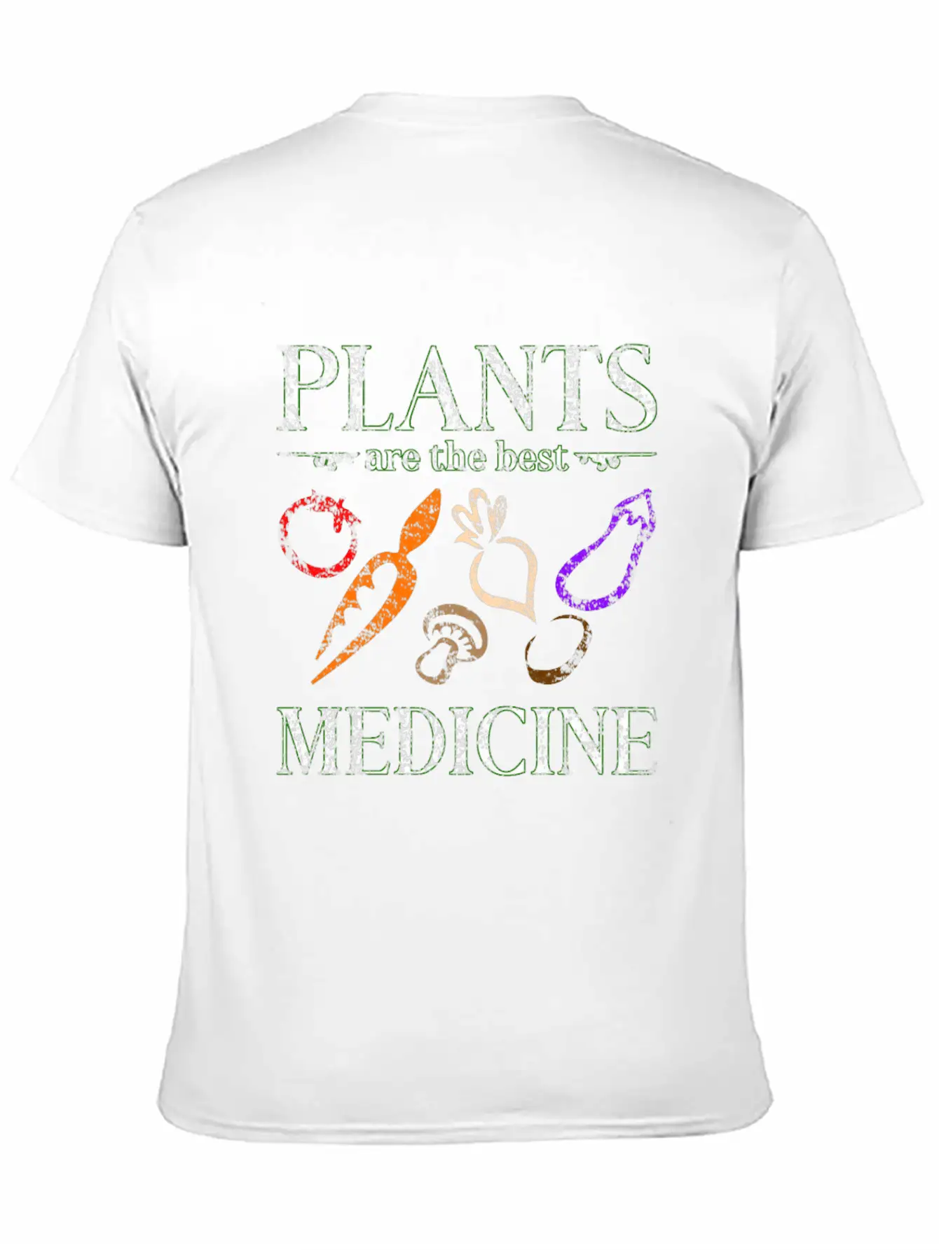 Vegan Medicine Casual Graphic T-Shirt – Simple And Comfortable Daily Wear