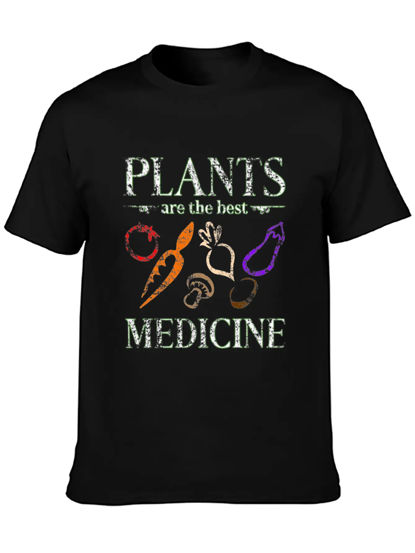 Vegan Medicine Casual Graphic T-Shirt – Simple And Comfortable Daily Wear