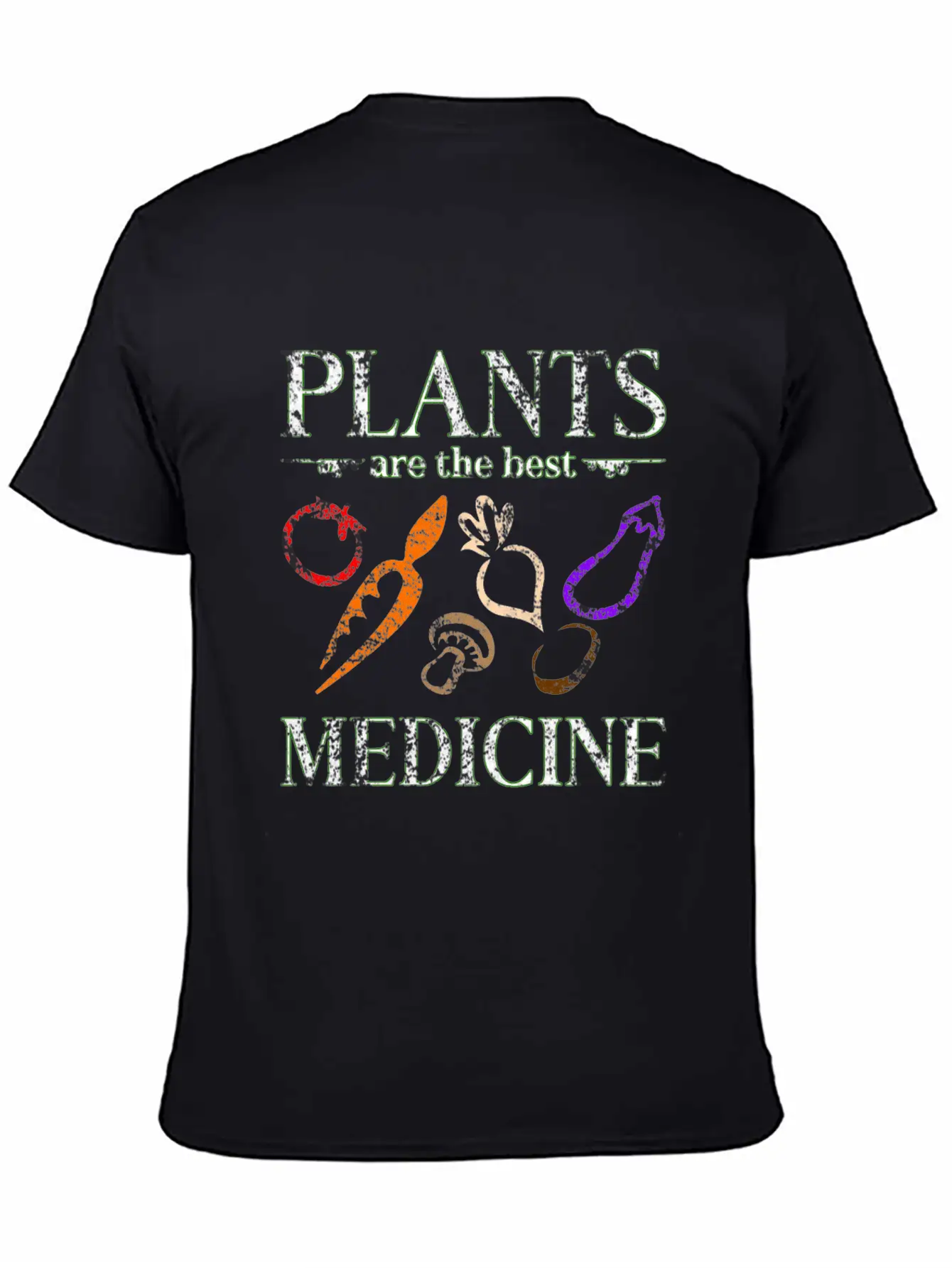 Vegan Medicine Casual Graphic T-Shirt – Simple And Comfortable Daily Wear