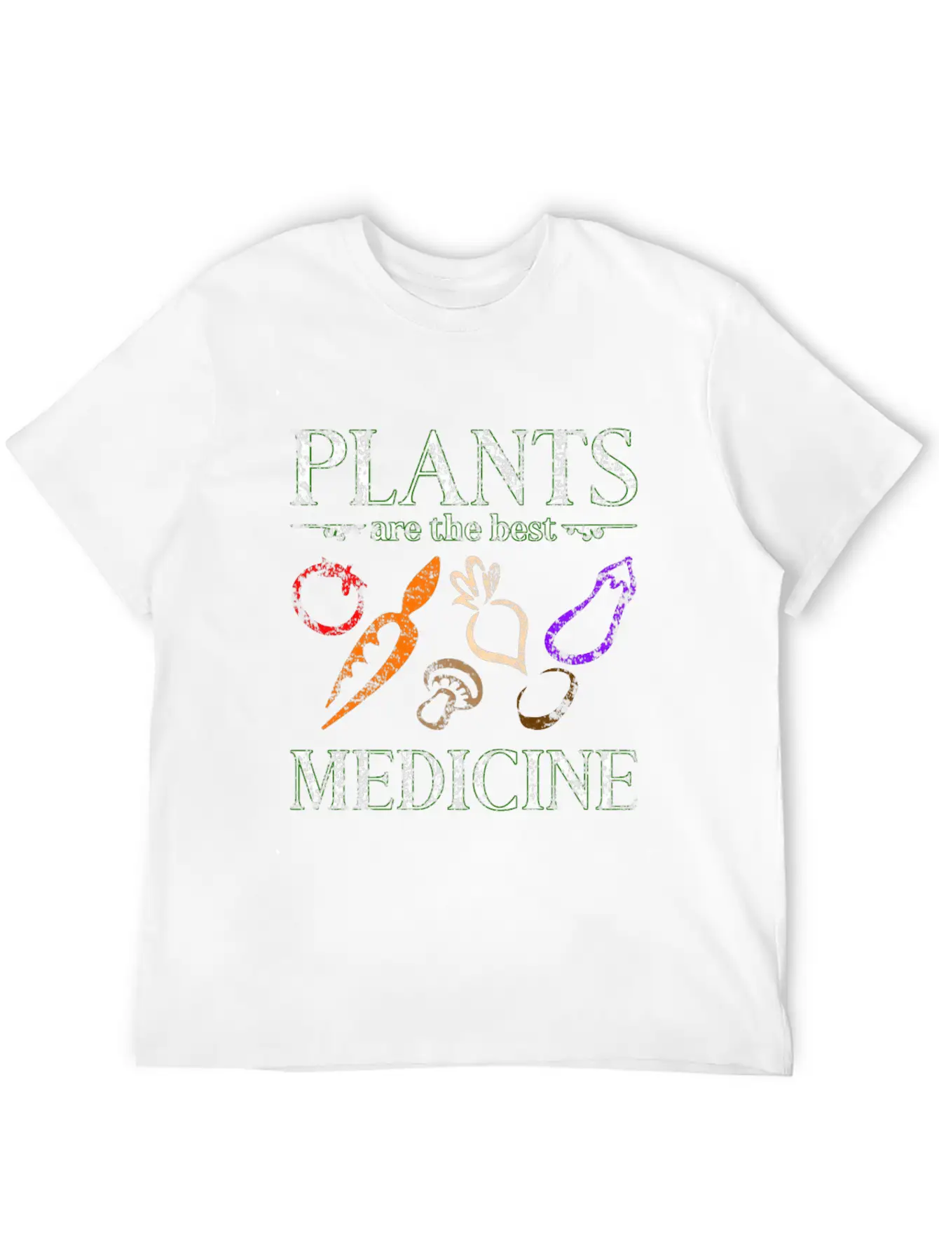 Vegan Medicine Casual Graphic T-Shirt – Simple And Comfortable Daily Wear