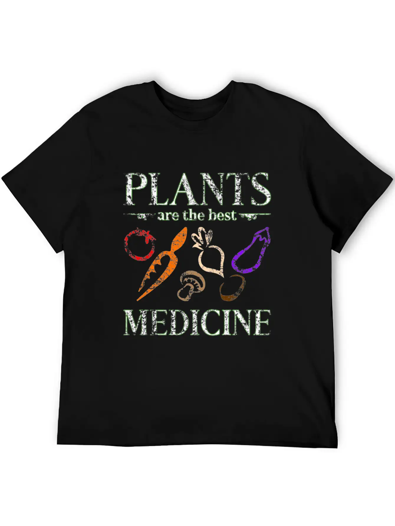 Vegan Medicine Casual Graphic T-Shirt – Simple And Comfortable Daily Wear