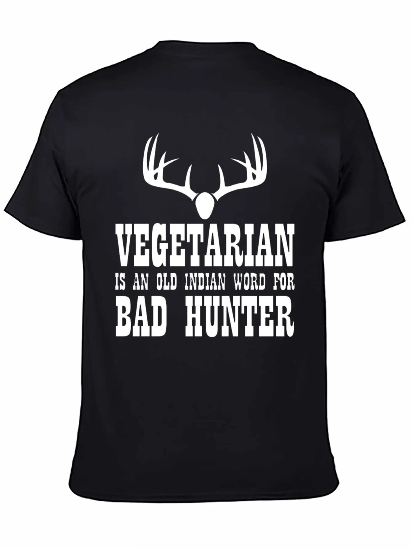 Vegetarian An Old Indian Basic Graphic T-Shirt – Daily Comfort In Soft Cotton