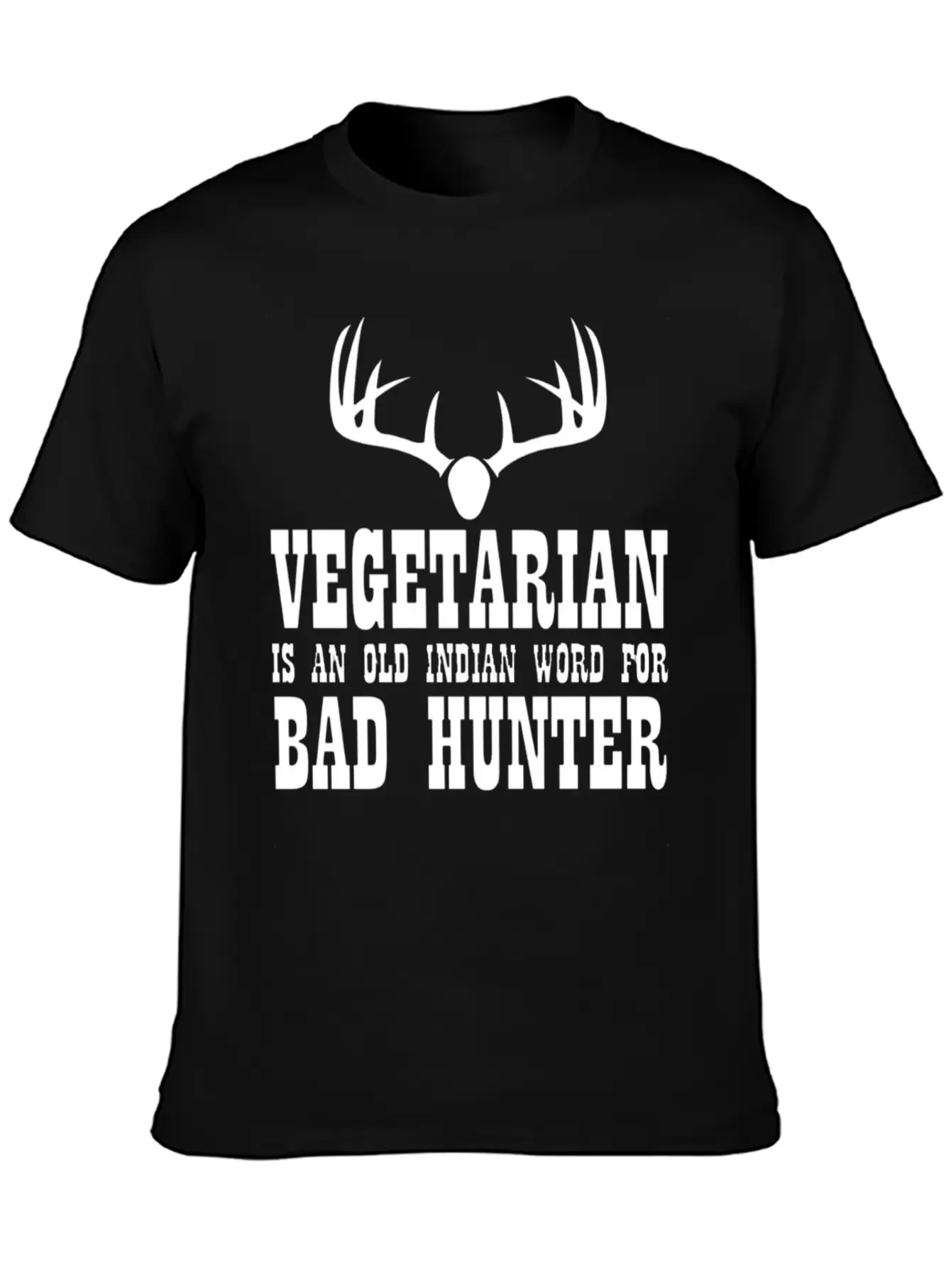 Vegetarian An Old Indian Basic Graphic T-Shirt – Daily Comfort In Soft Cotton