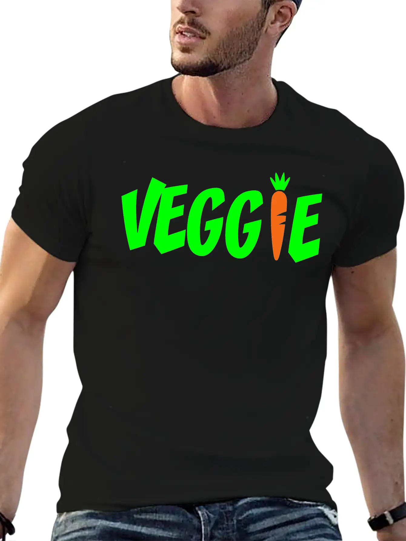Vegetarian Stylish Everyday T-Shirt – Unisex Basic Cotton Tee