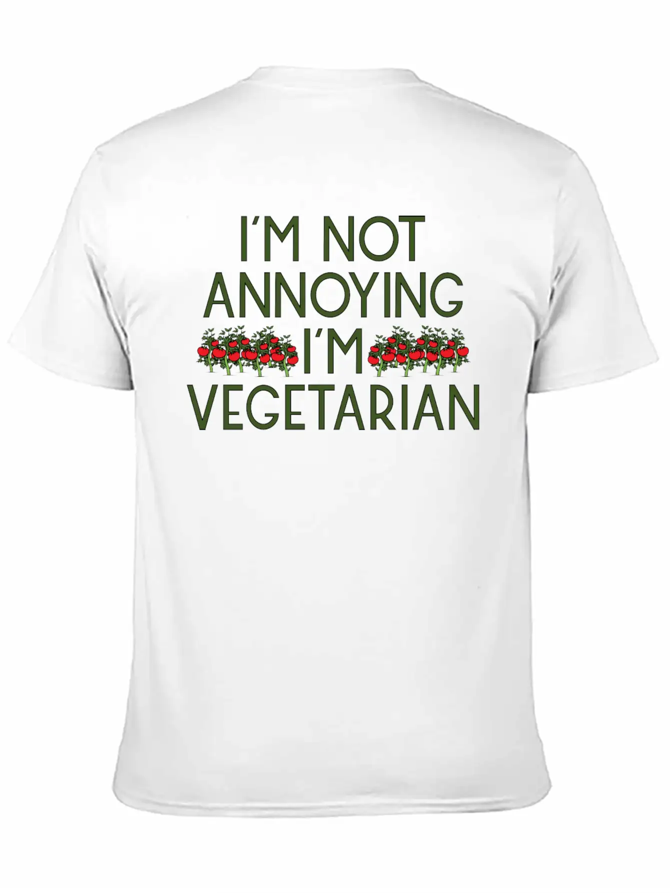 Vegetarian Vegan Veggie Tomaten Tomatoes6 Stylish Everyday T-Shirt – Unisex Basic Cotton Tee