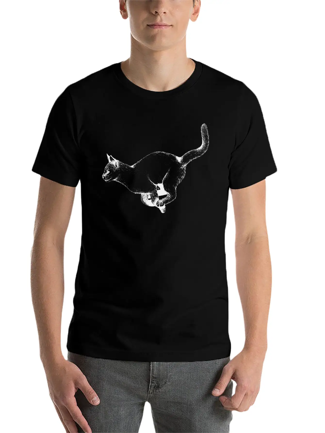 Velocity (Ink) Basic Graphic T-Shirt – Daily Comfort In Soft Cotton