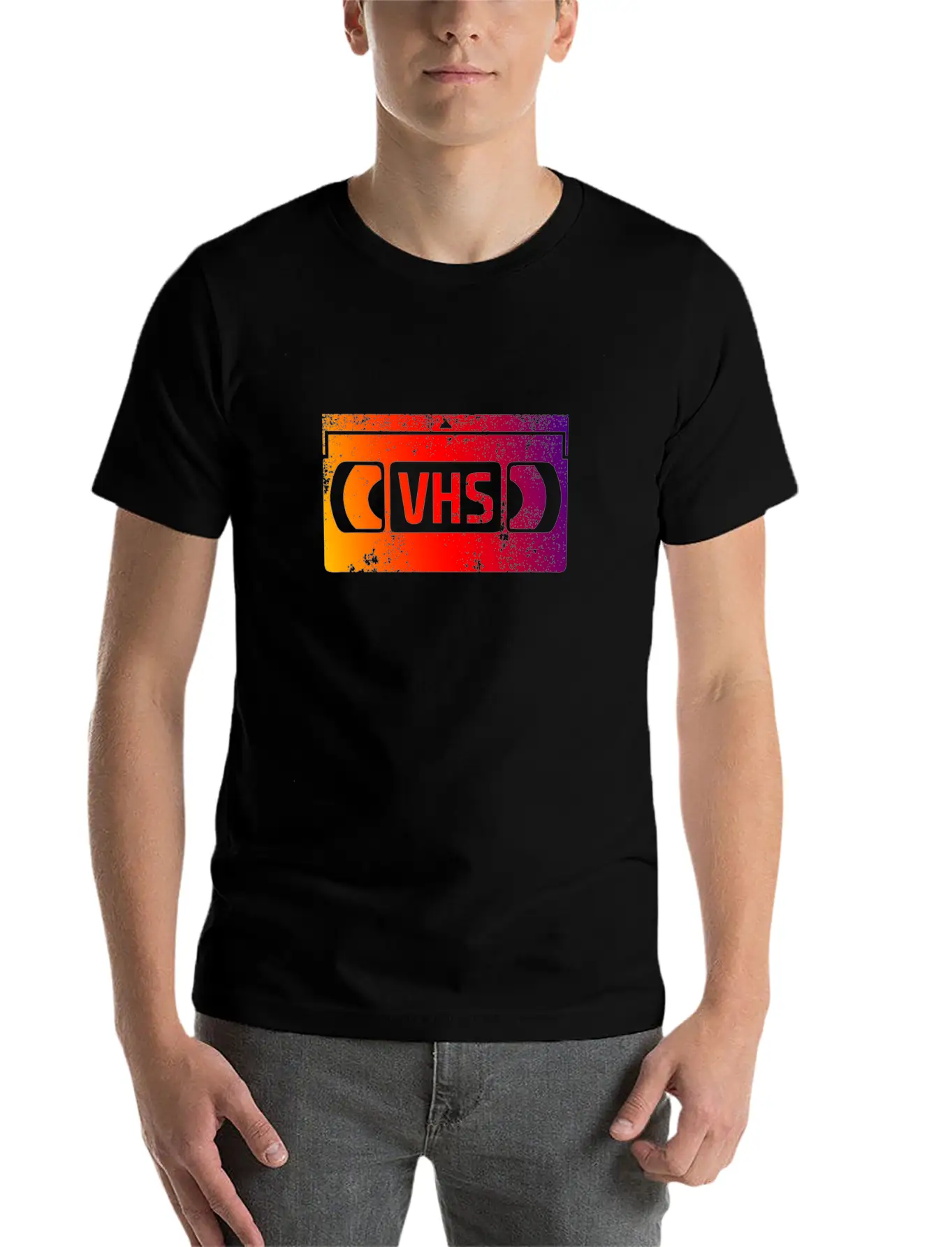 VHS Video Cassette Basic Graphic T-Shirt – Daily Comfort In Soft Cotton
