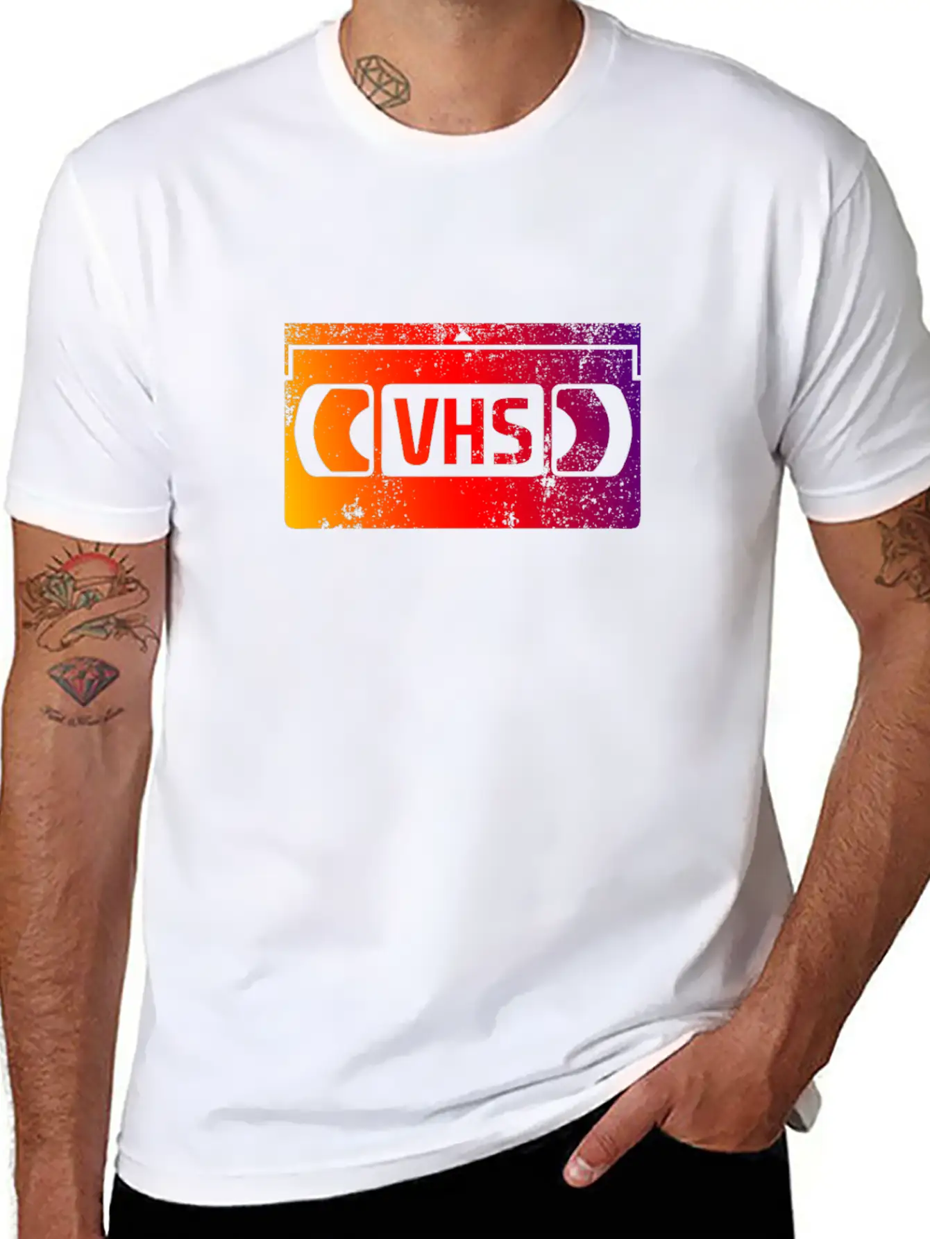 VHS Video Cassette Basic Graphic T-Shirt – Daily Comfort In Soft Cotton
