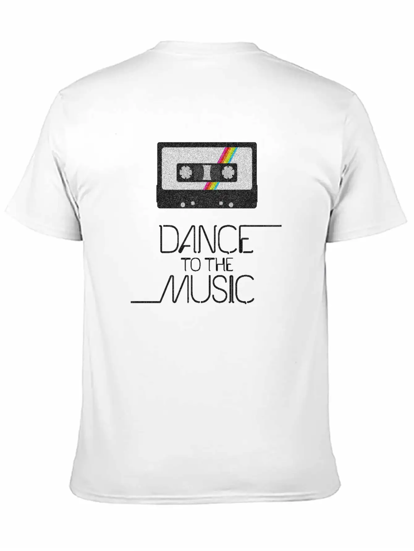 VINTAGE MUSIC Casual Graphic T-Shirt – Simple And Comfortable Daily Wear
