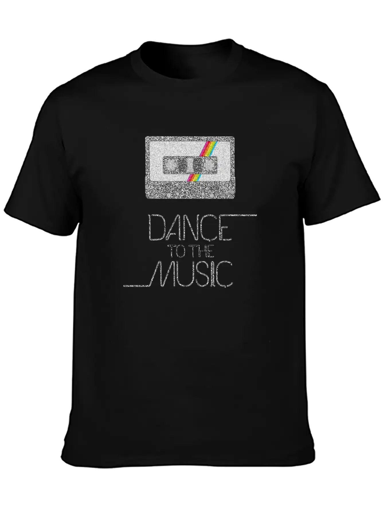 VINTAGE MUSIC Casual Graphic T-Shirt – Simple And Comfortable Daily Wear