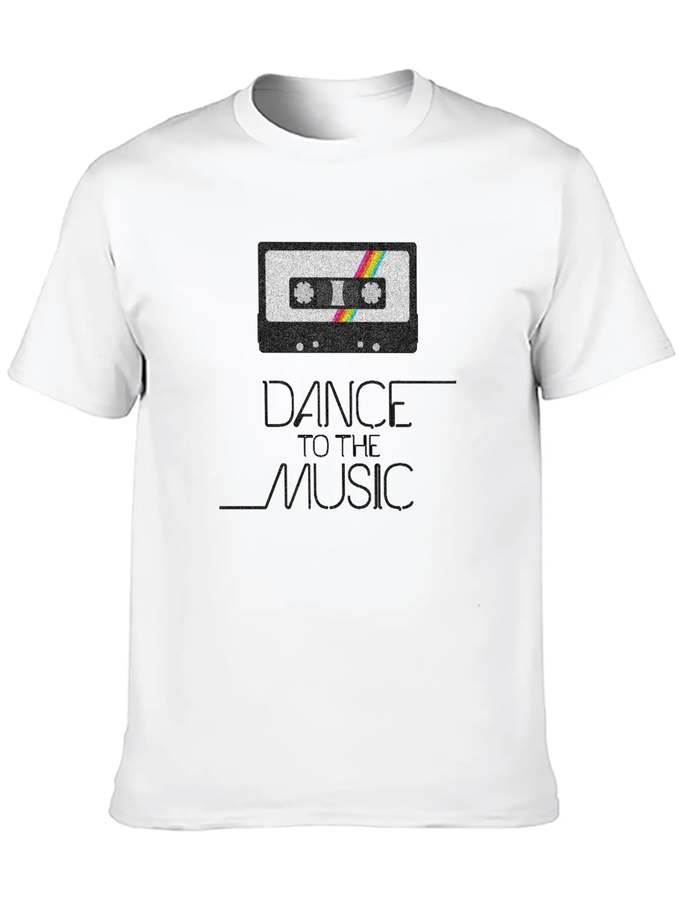 VINTAGE MUSIC Casual Graphic T-Shirt – Simple And Comfortable Daily Wear
