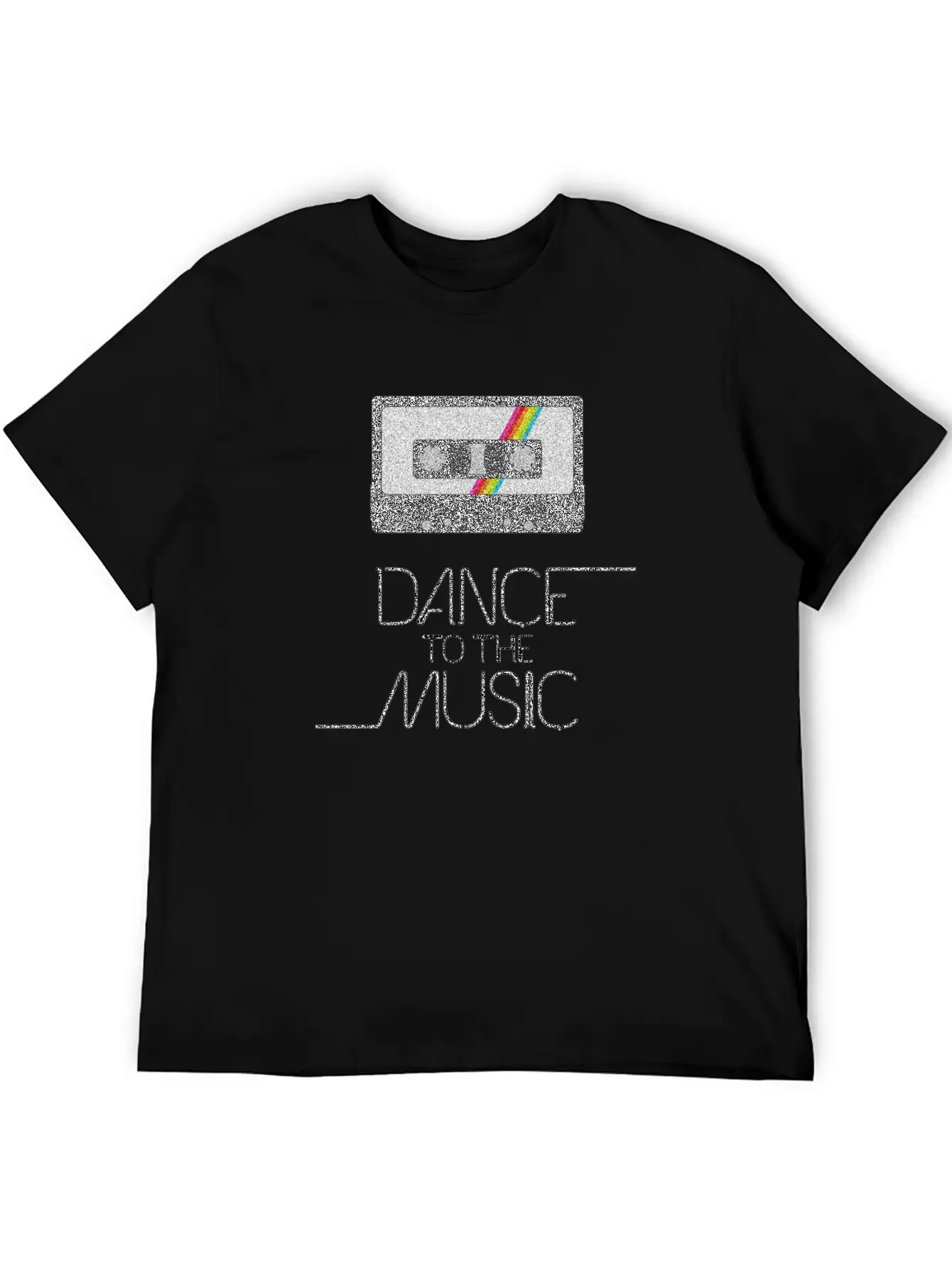 VINTAGE MUSIC Casual Graphic T-Shirt – Simple And Comfortable Daily Wear