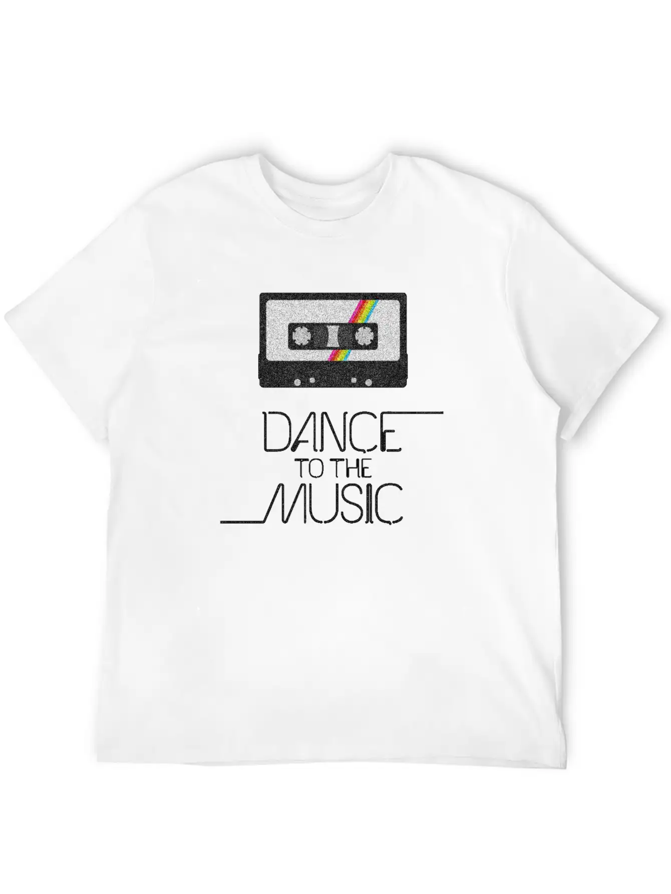 VINTAGE MUSIC Casual Graphic T-Shirt – Simple And Comfortable Daily Wear
