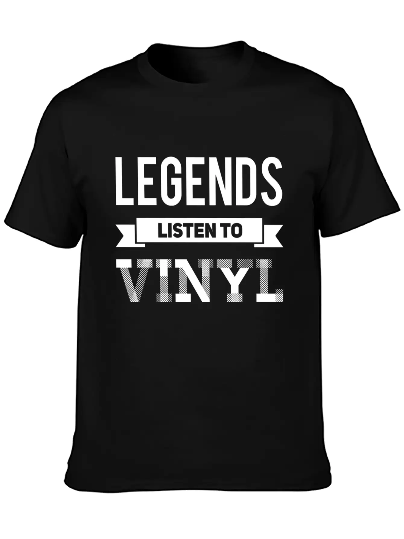 Vinyl LP Records Gift I Vinyls Basic Graphic T-Shirt – Daily Comfort In Soft Cotton