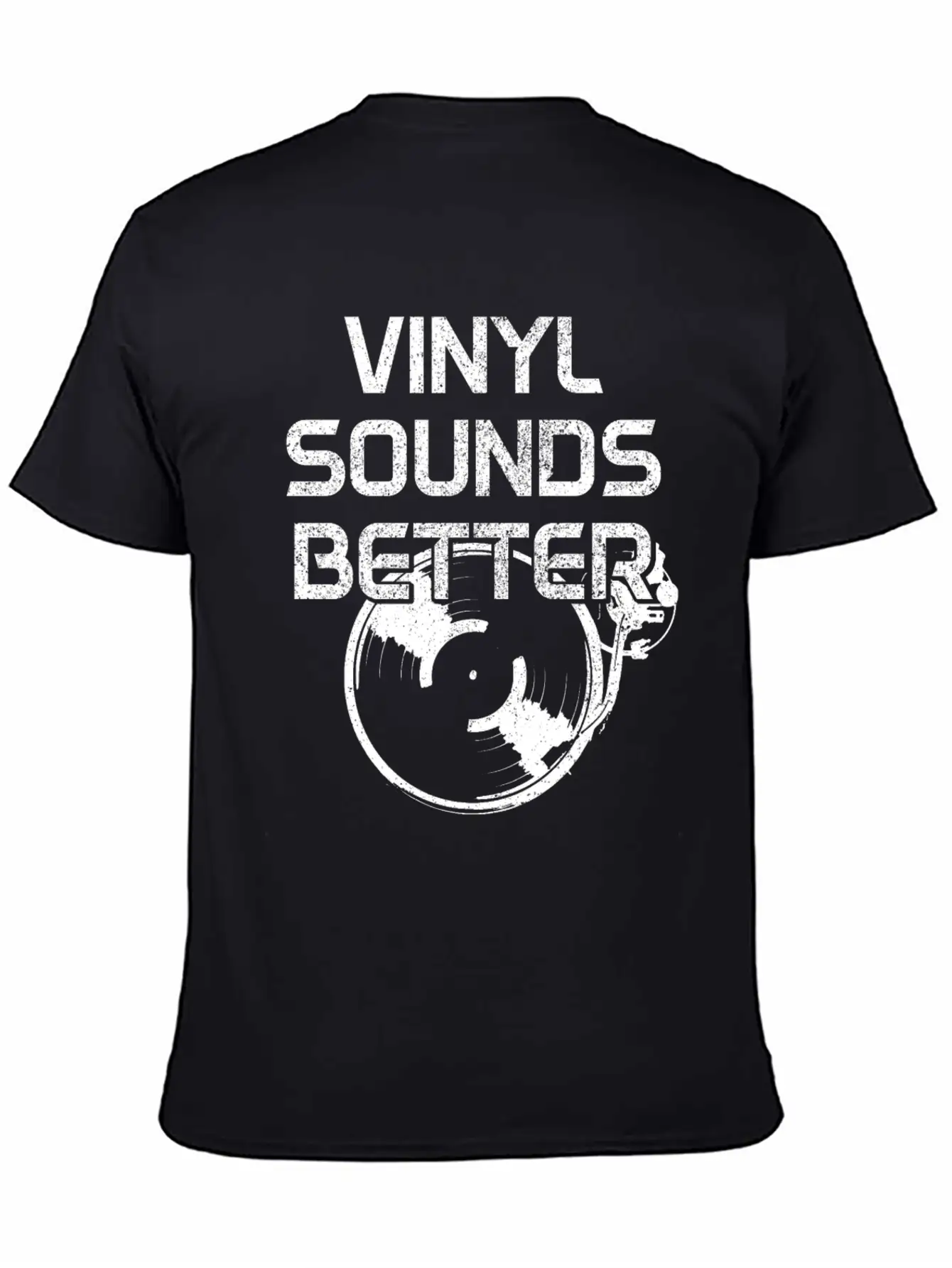 Vinyl Record Collector Music DJ Gift Stylish Everyday T-Shirt – Unisex Basic Cotton Tee