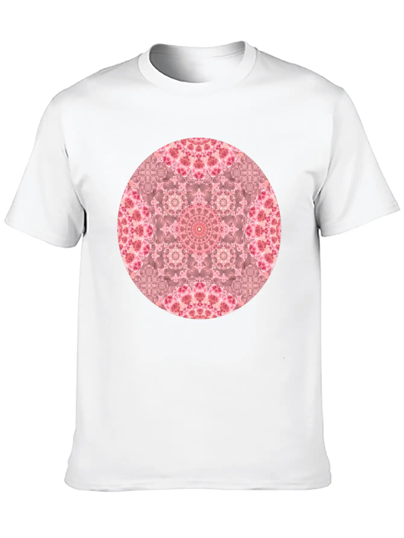 Violet Relief Mandala Stylish Everyday T-Shirt – Unisex Basic Cotton Tee