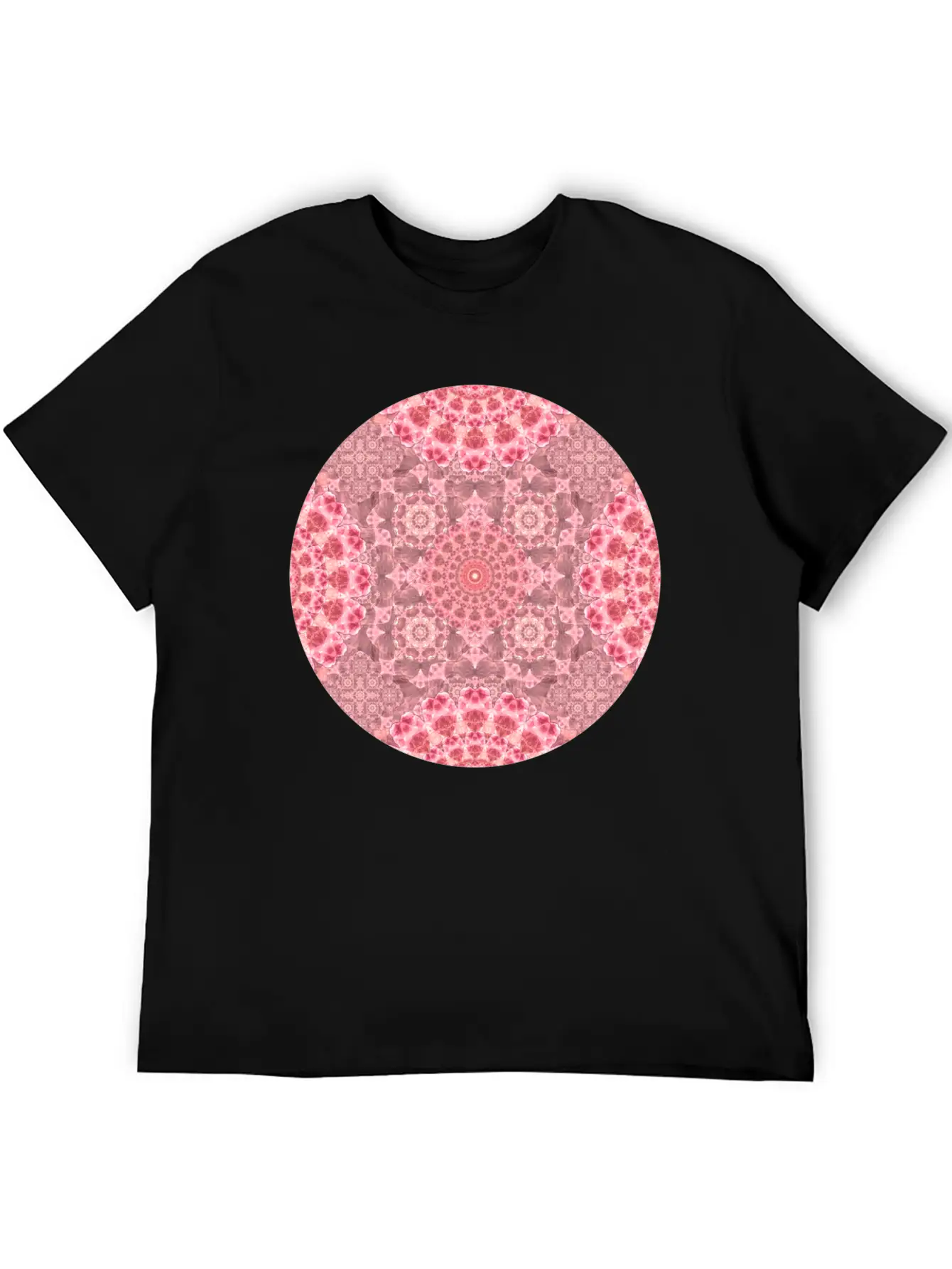 Violet Relief Mandala Stylish Everyday T-Shirt – Unisex Basic Cotton Tee