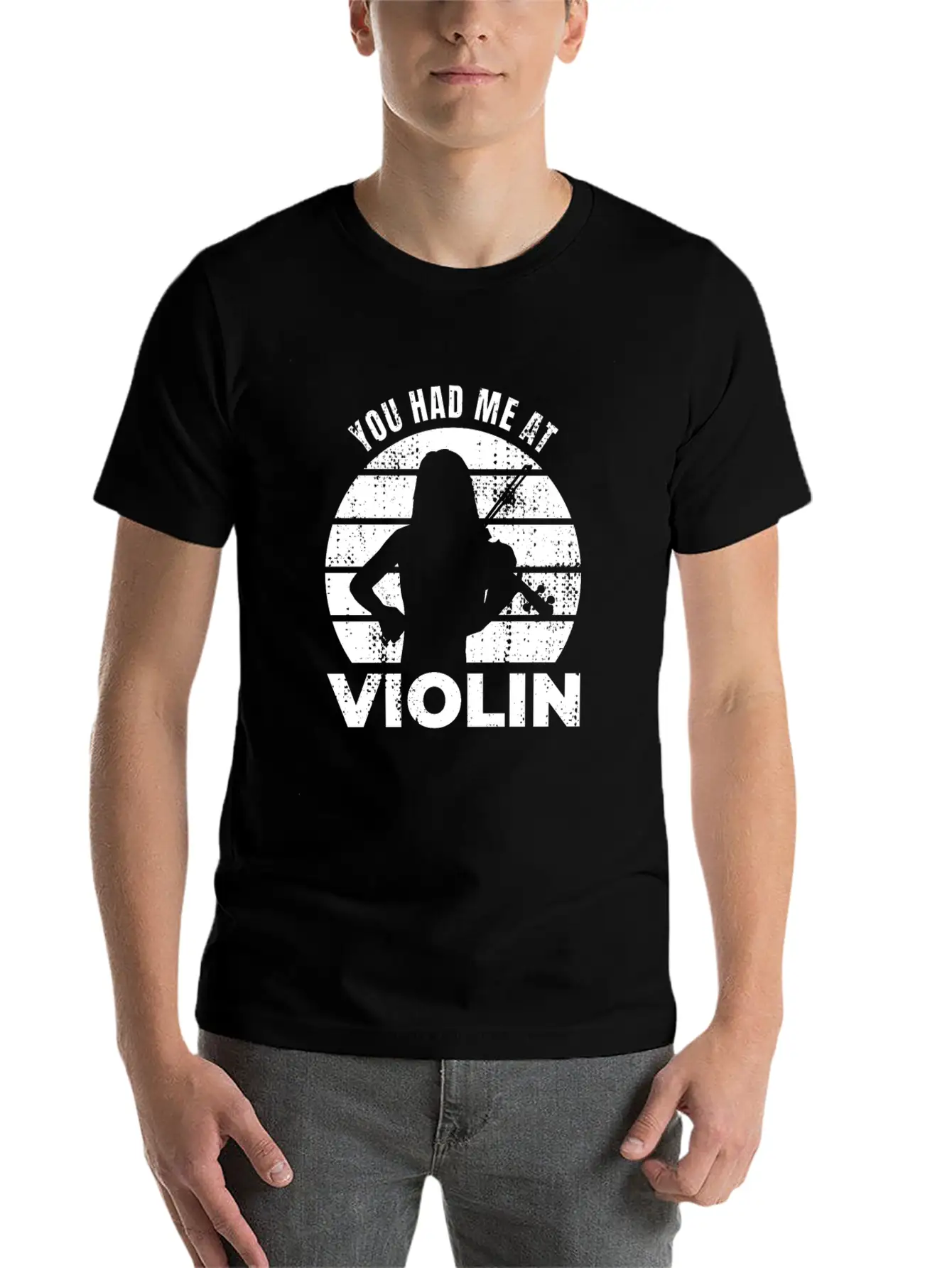 Violin Player Saying Stylish Everyday T-Shirt – Unisex Basic Cotton Tee