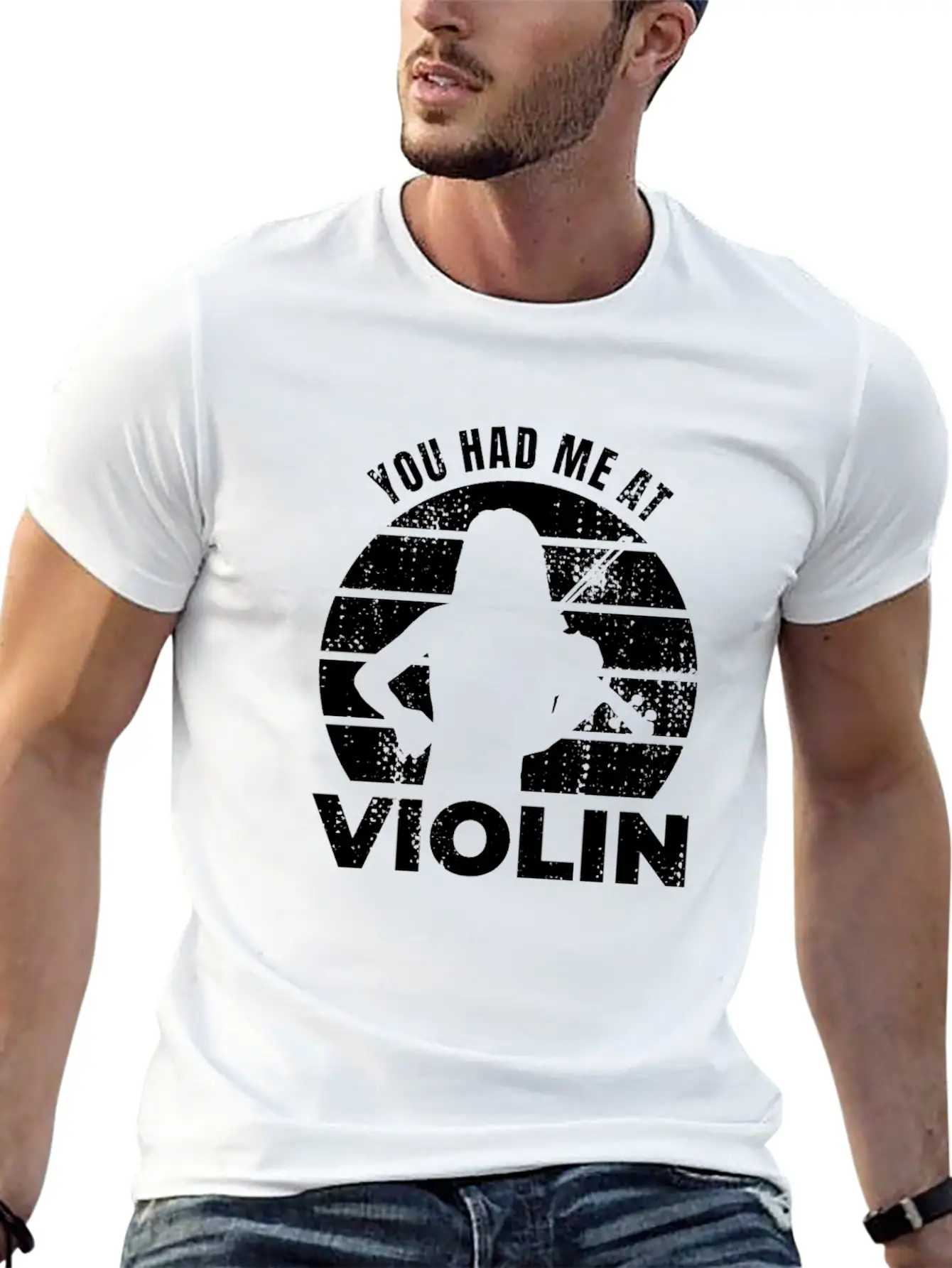 Violin Player Saying Stylish Everyday T-Shirt – Unisex Basic Cotton Tee