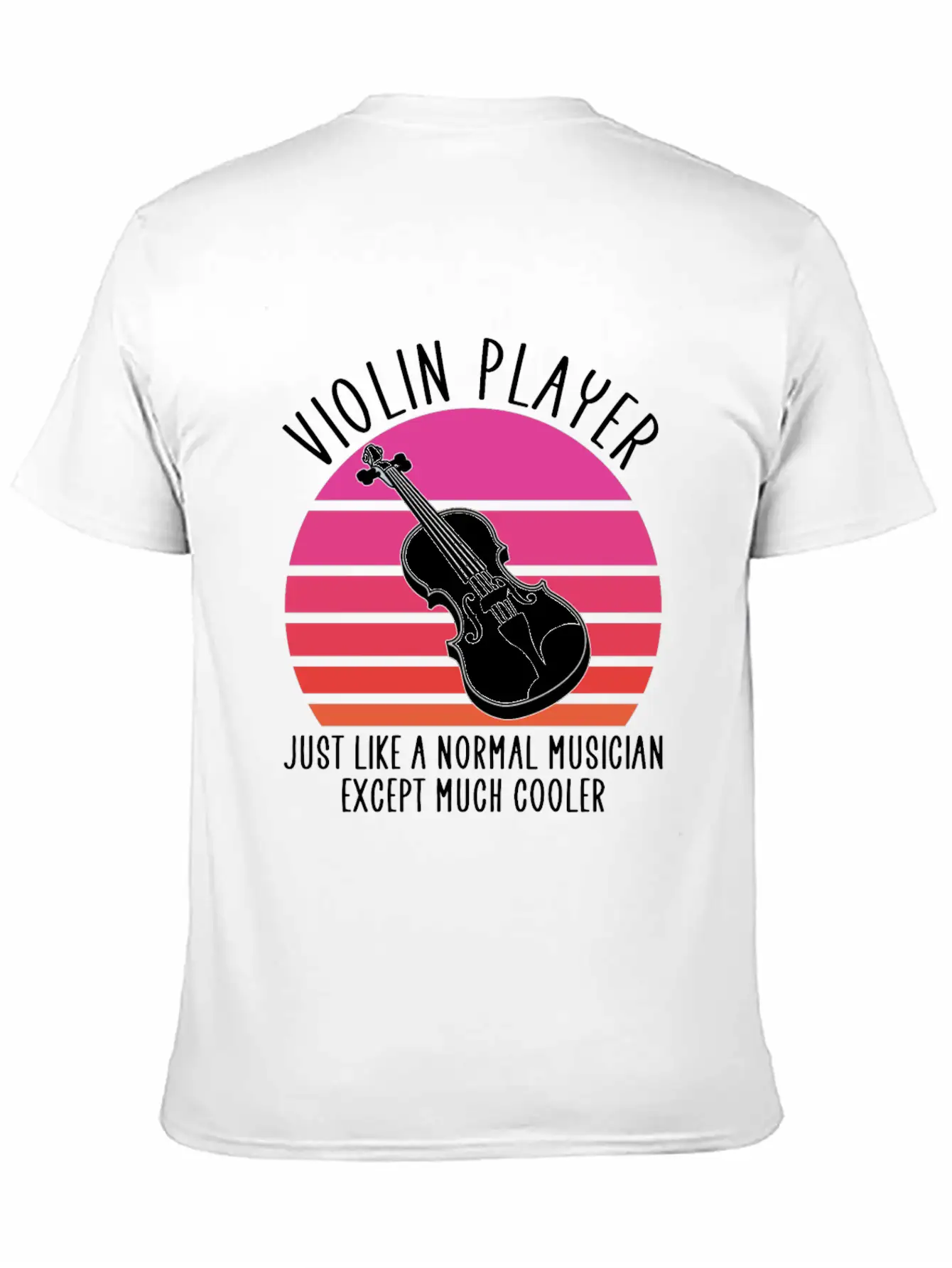 Violin Player Stylish Everyday T-Shirt – Unisex Basic Cotton Tee
