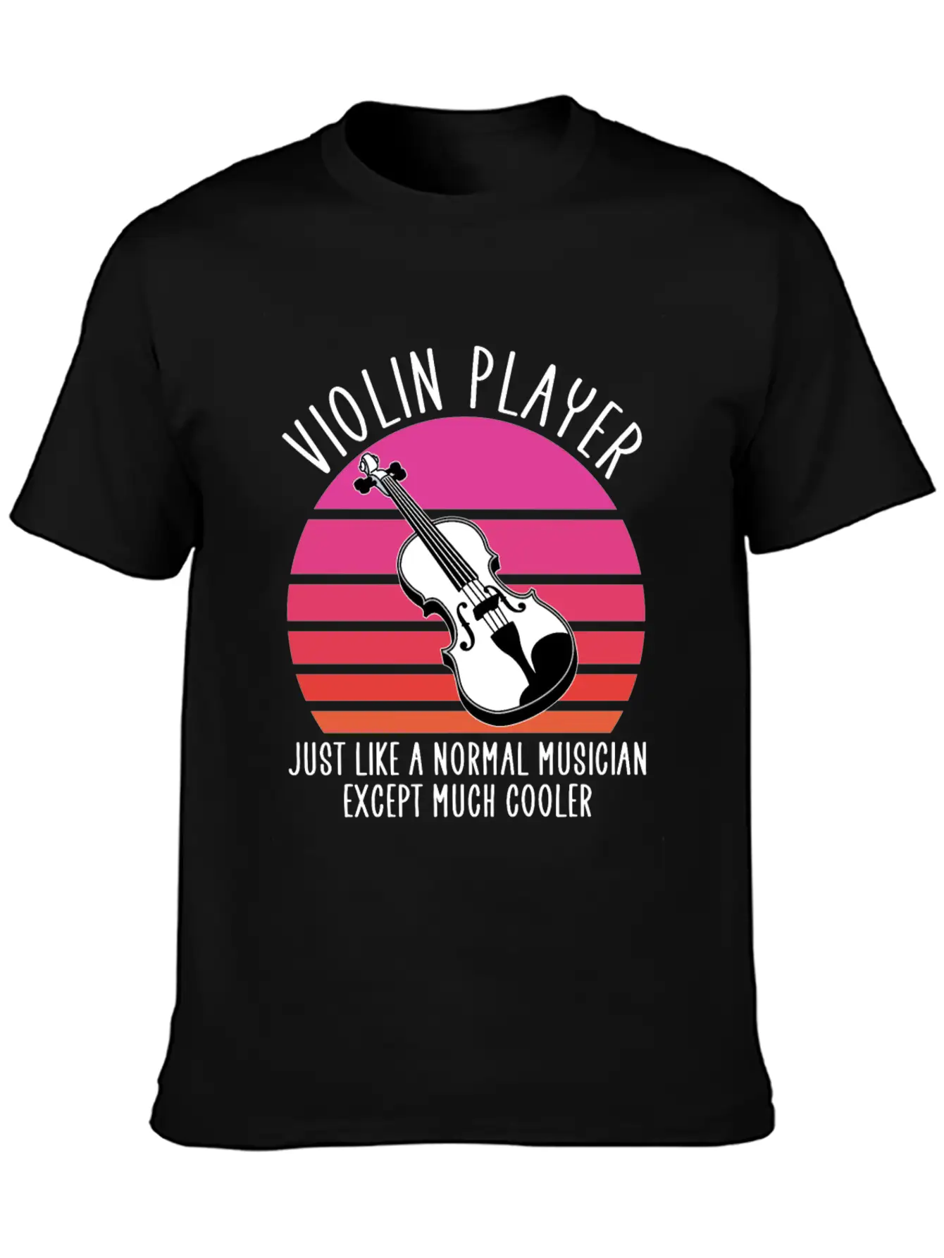 Violin Player Stylish Everyday T-Shirt – Unisex Basic Cotton Tee