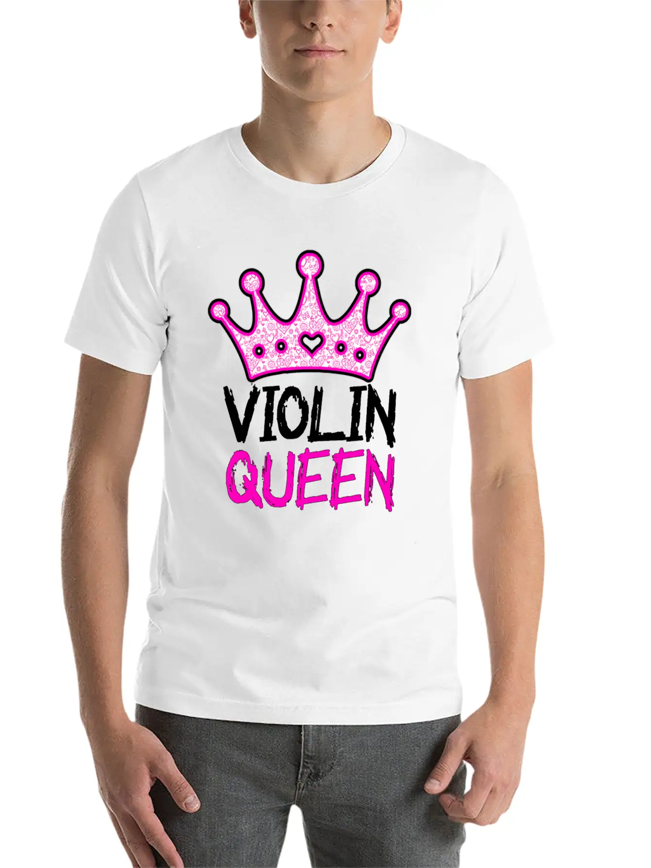 Violin Queen Relaxed Everyday Tee – Lightweight And Durable Cotton