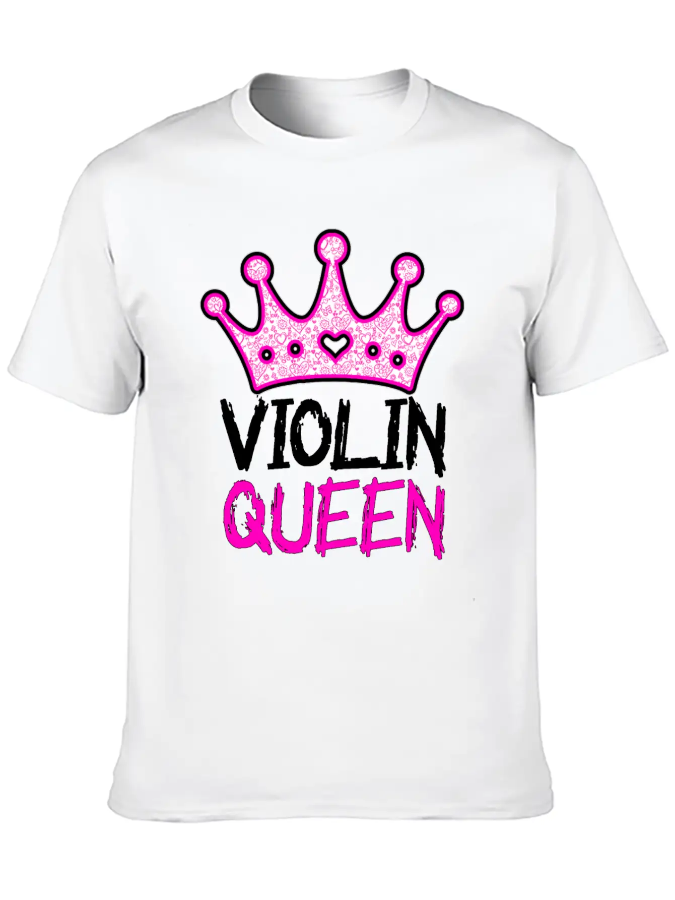 Violin Queen Relaxed Everyday Tee – Lightweight And Durable Cotton