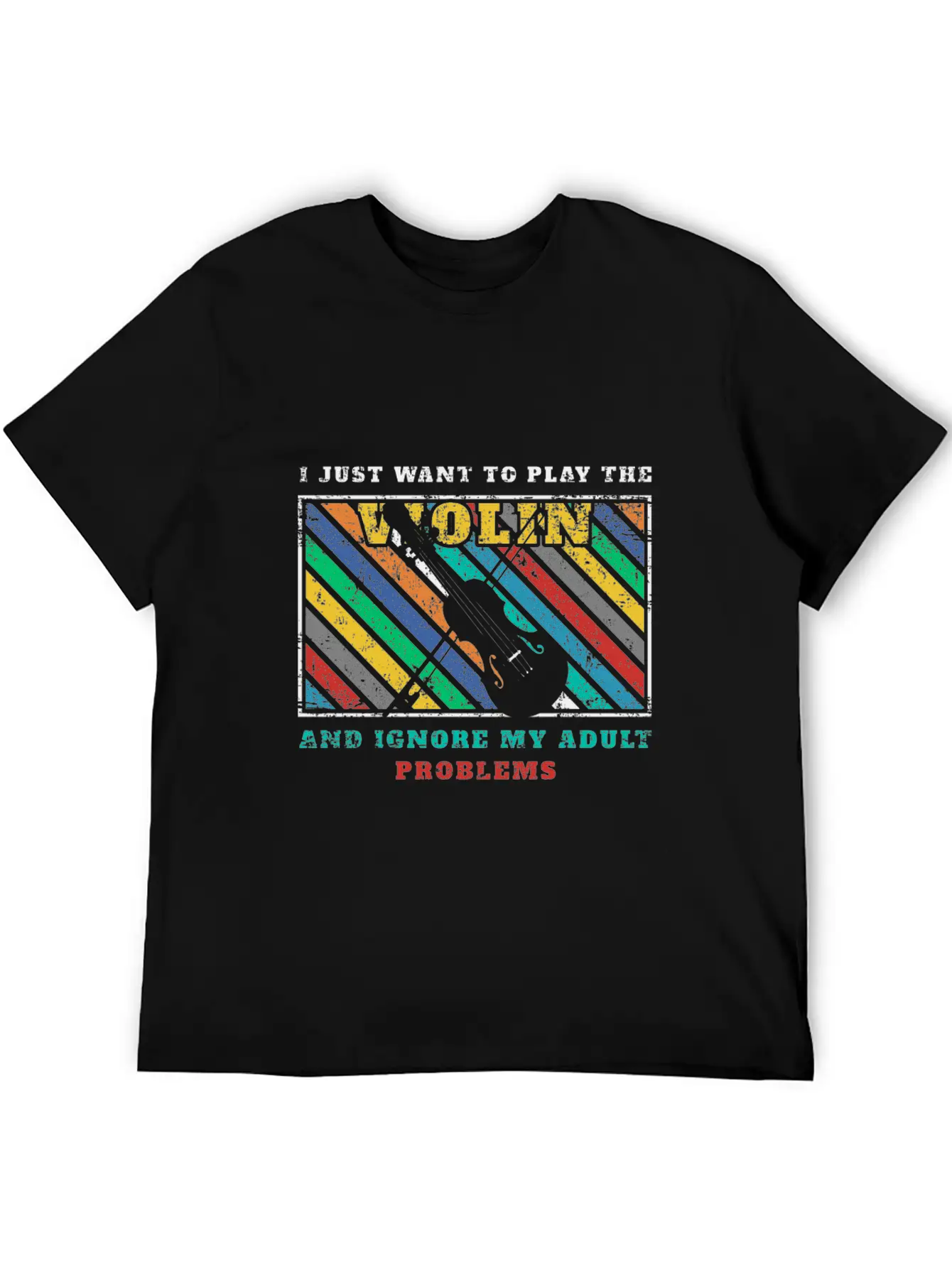 Violin Stylish Everyday T-Shirt – Unisex Basic Cotton Tee
