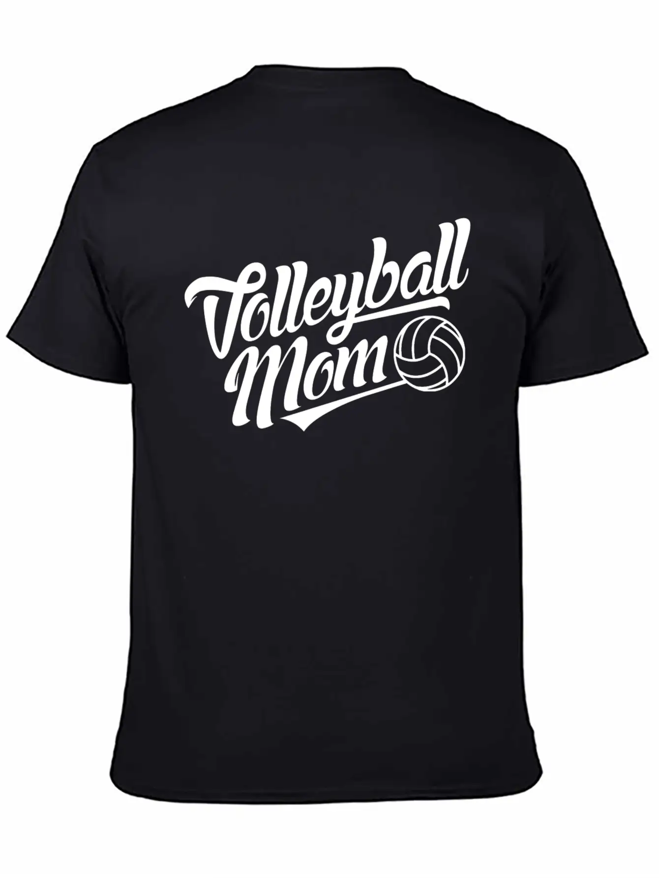 Volleball Mom Basic Graphic T-Shirt – Daily Comfort In Soft Cotton