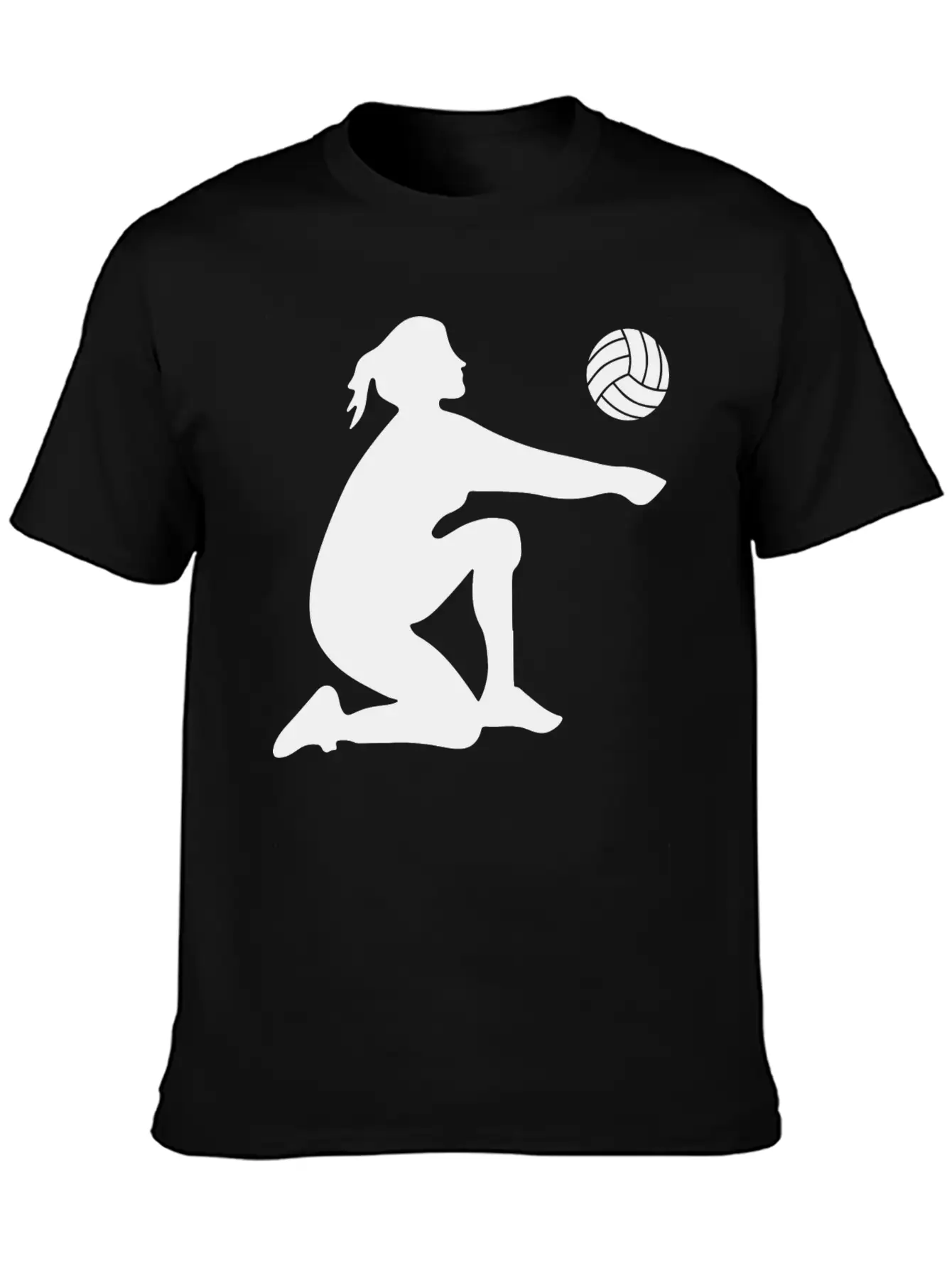 Volleyball Lovers: Passion And Teamwork Casual Graphic T-Shirt – Simple And Comfortable Daily Wear