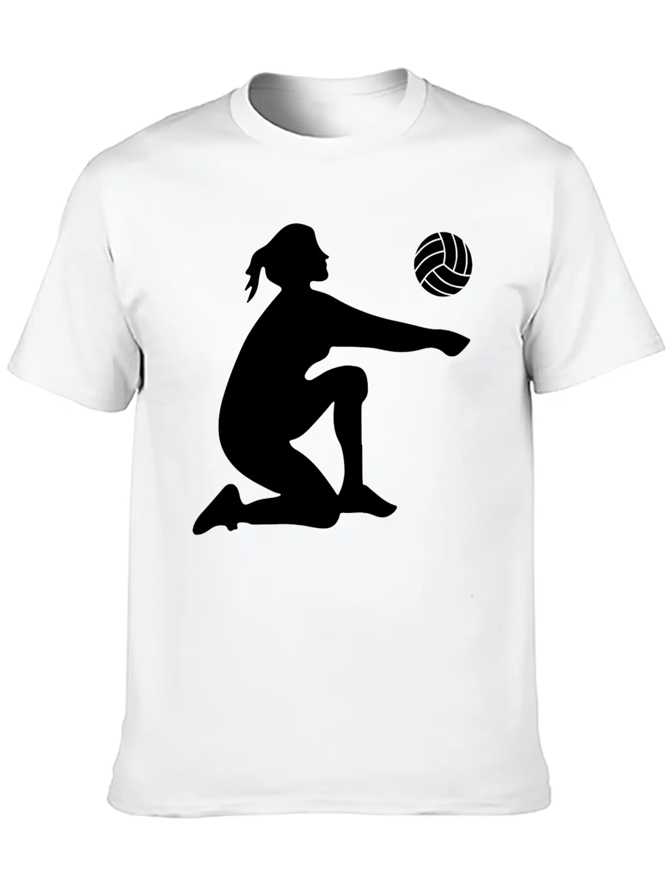 Volleyball Lovers: Passion And Teamwork Casual Graphic T-Shirt – Simple And Comfortable Daily Wear