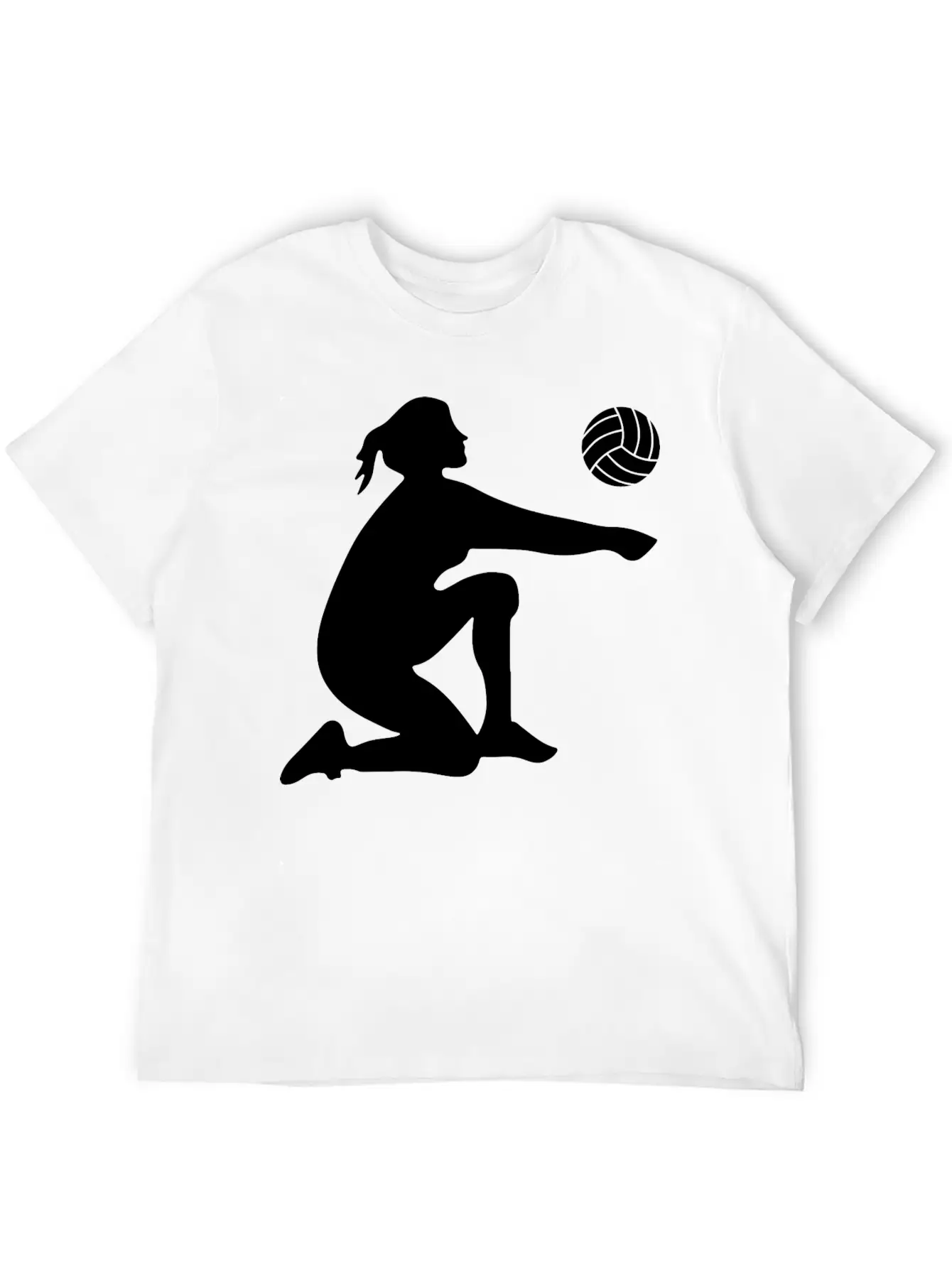 Volleyball Lovers: Passion And Teamwork Casual Graphic T-Shirt – Simple And Comfortable Daily Wear