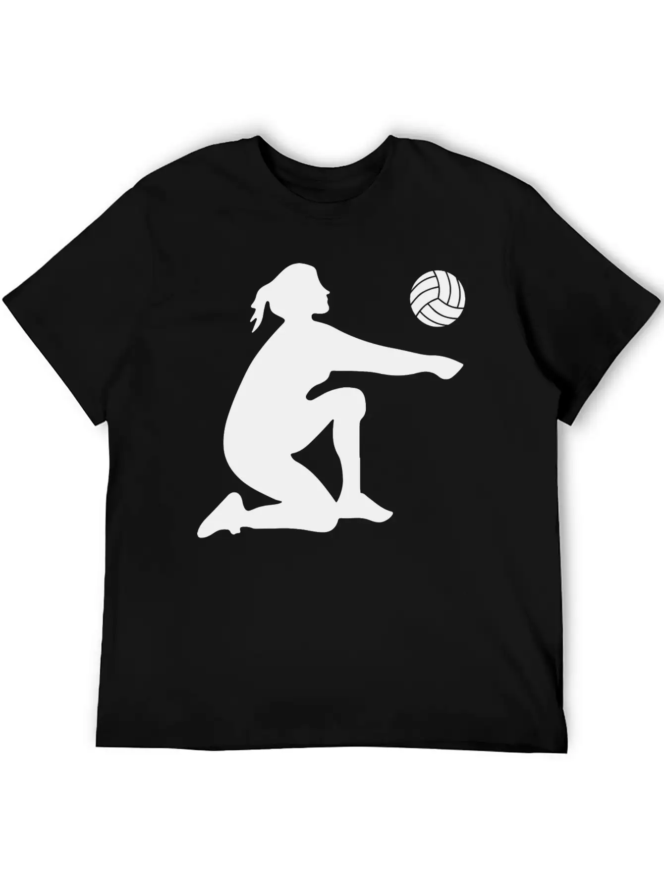 Volleyball Lovers: Passion And Teamwork Casual Graphic T-Shirt – Simple And Comfortable Daily Wear