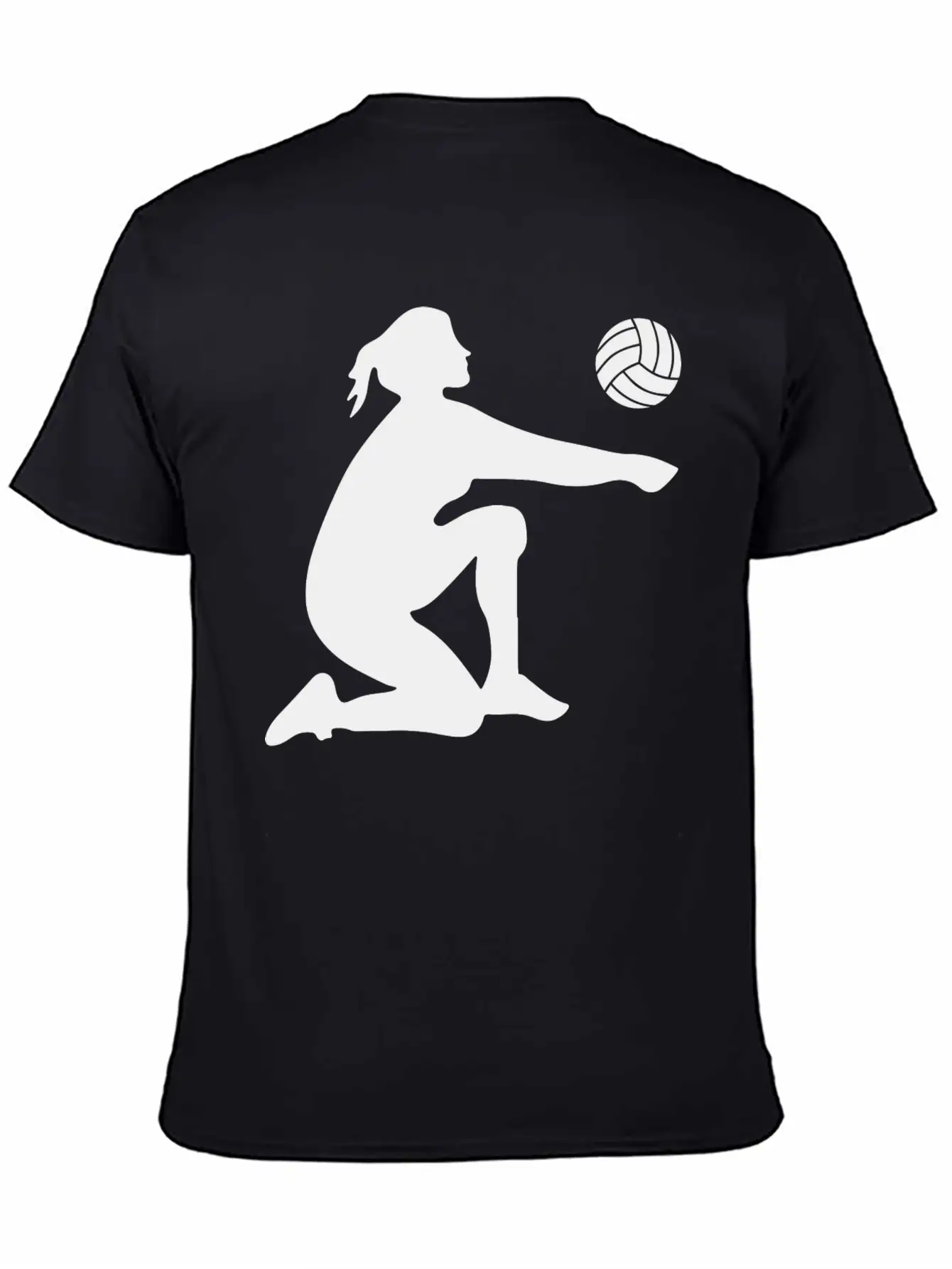 Volleyball Lovers: Passion And Teamwork Casual Graphic T-Shirt – Simple And Comfortable Daily Wear